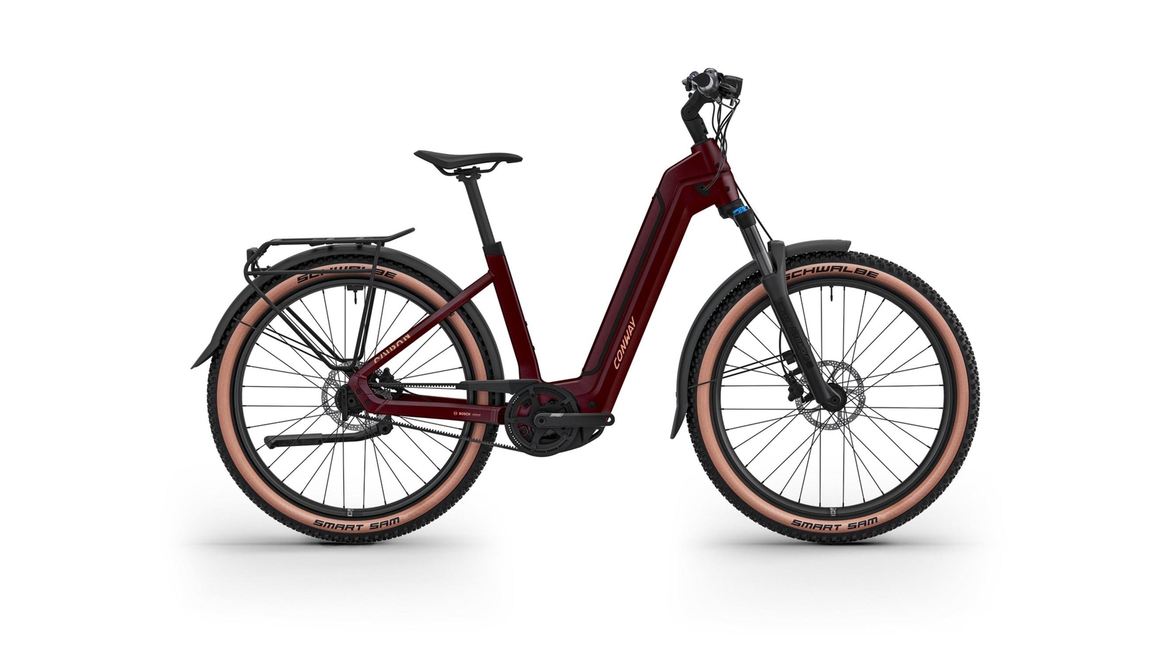 Conway Cairon C 1.0 B 800 E-Citybikes (rot) 1