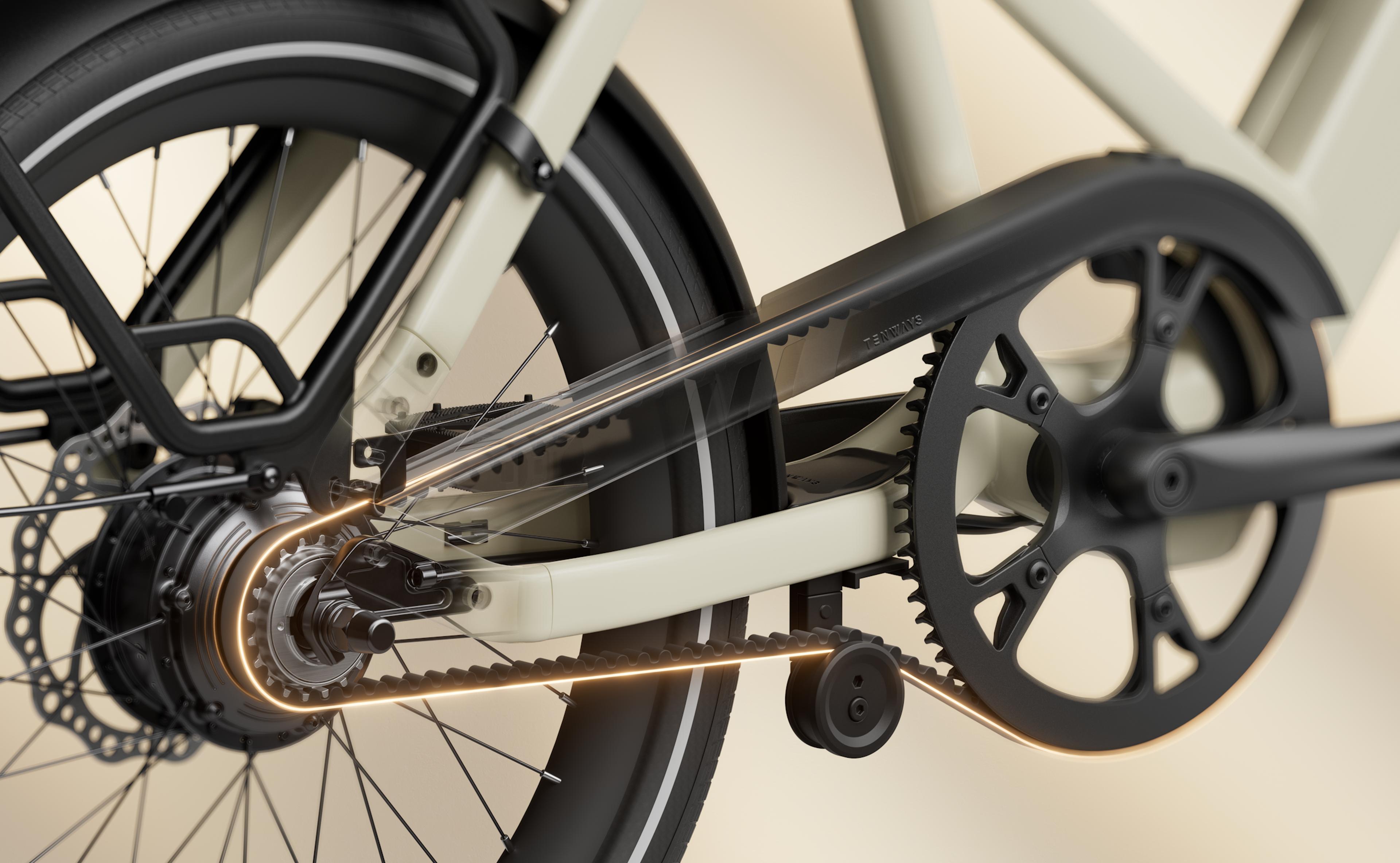 TENWAYS CGO Compact E-Kompakträder (beige) 3