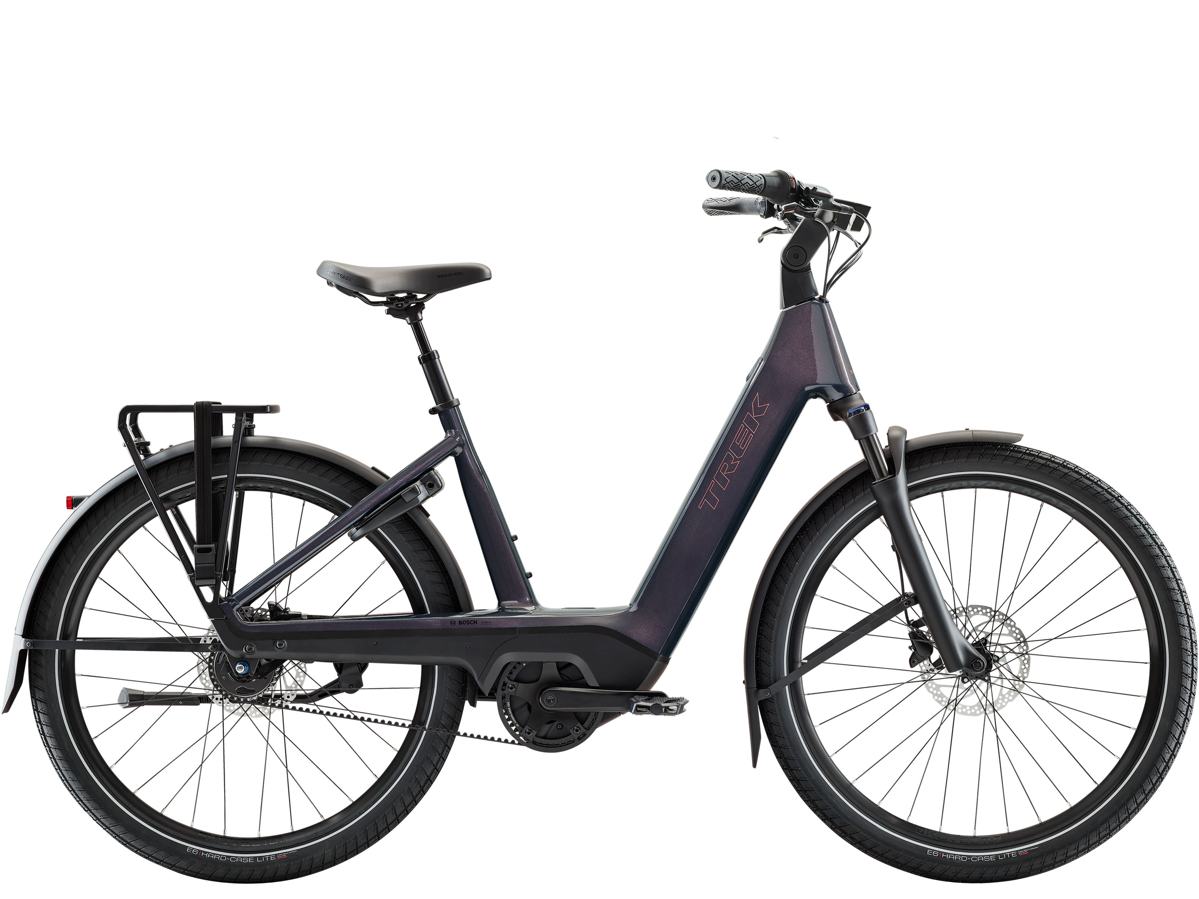 Trek Charter+ 4 E-Citybikes (blau) 1