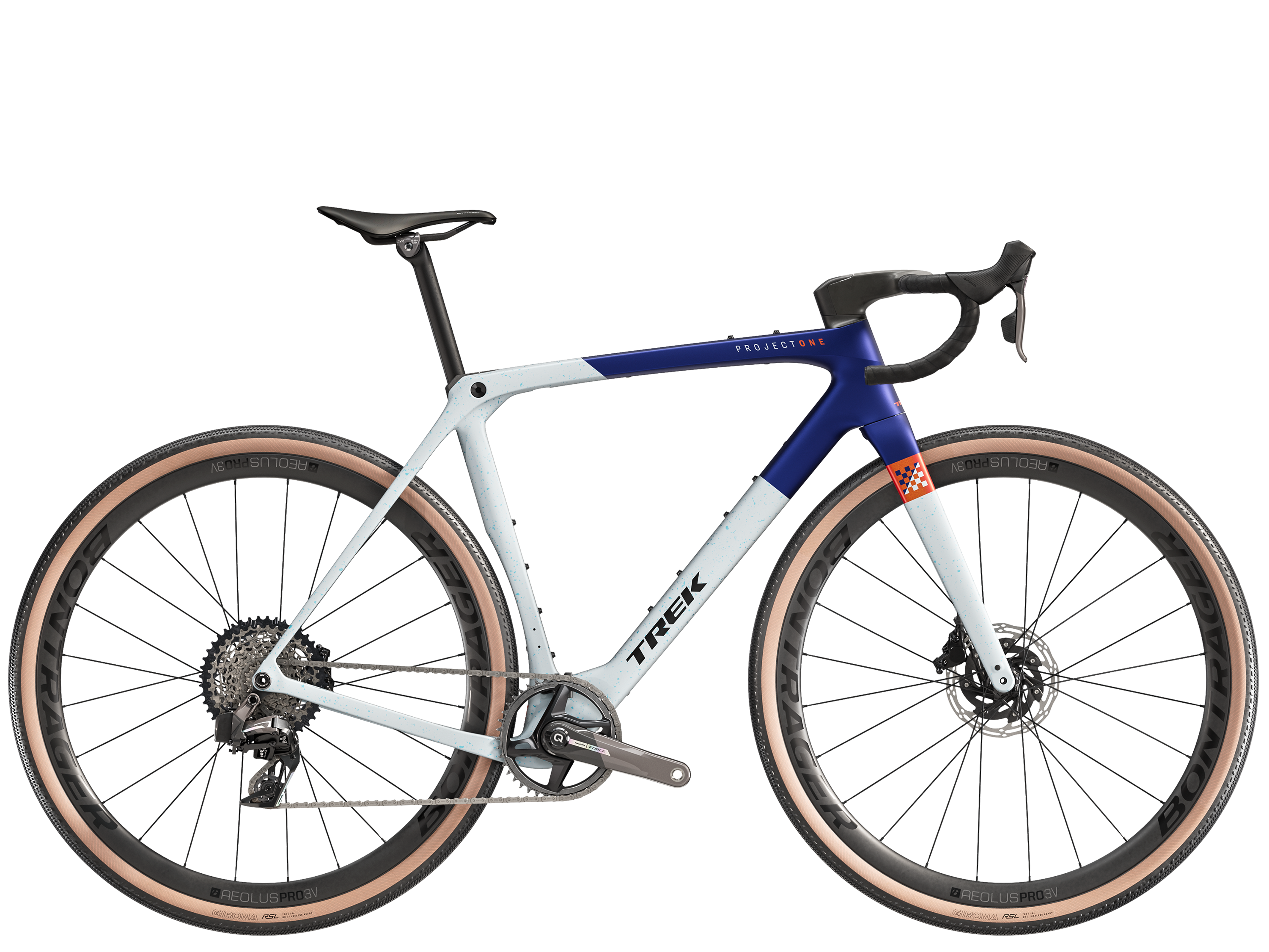 Trek Checkmate SLR 7 AXS Gravelbikes (blau) 1