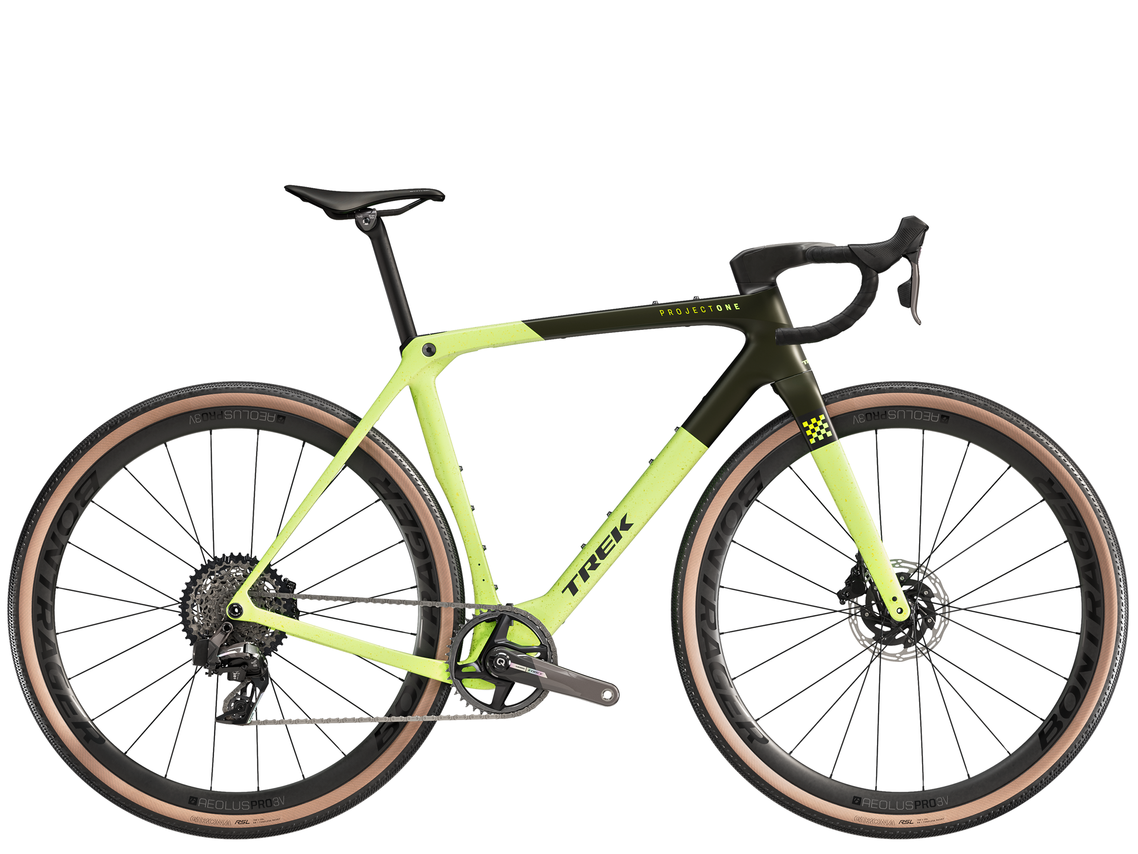 Trek Checkmate SLR 7 AXS Gravelbikes (grün) 1