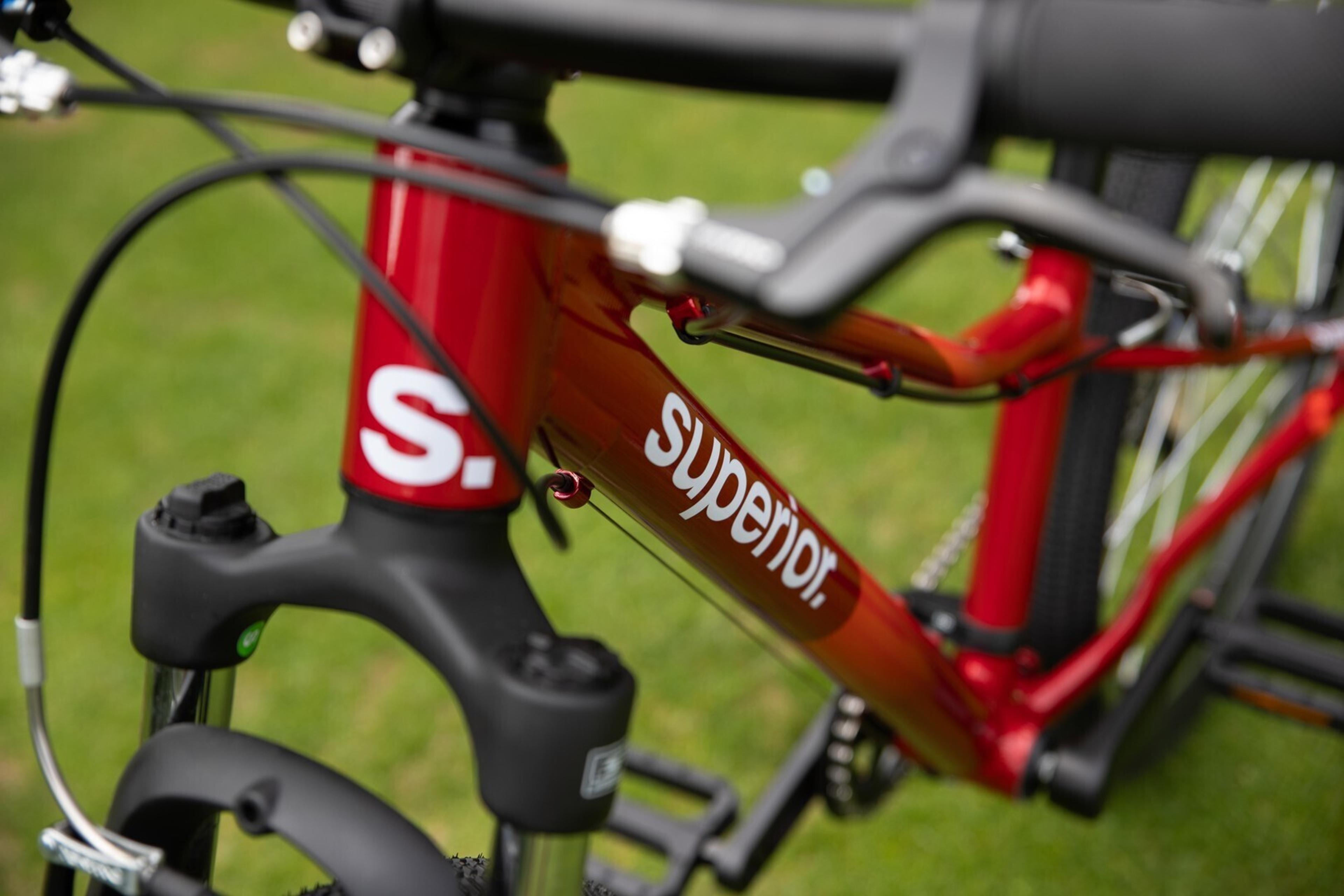 Superior RACER 24 Kinderfahrräder (rot) 8