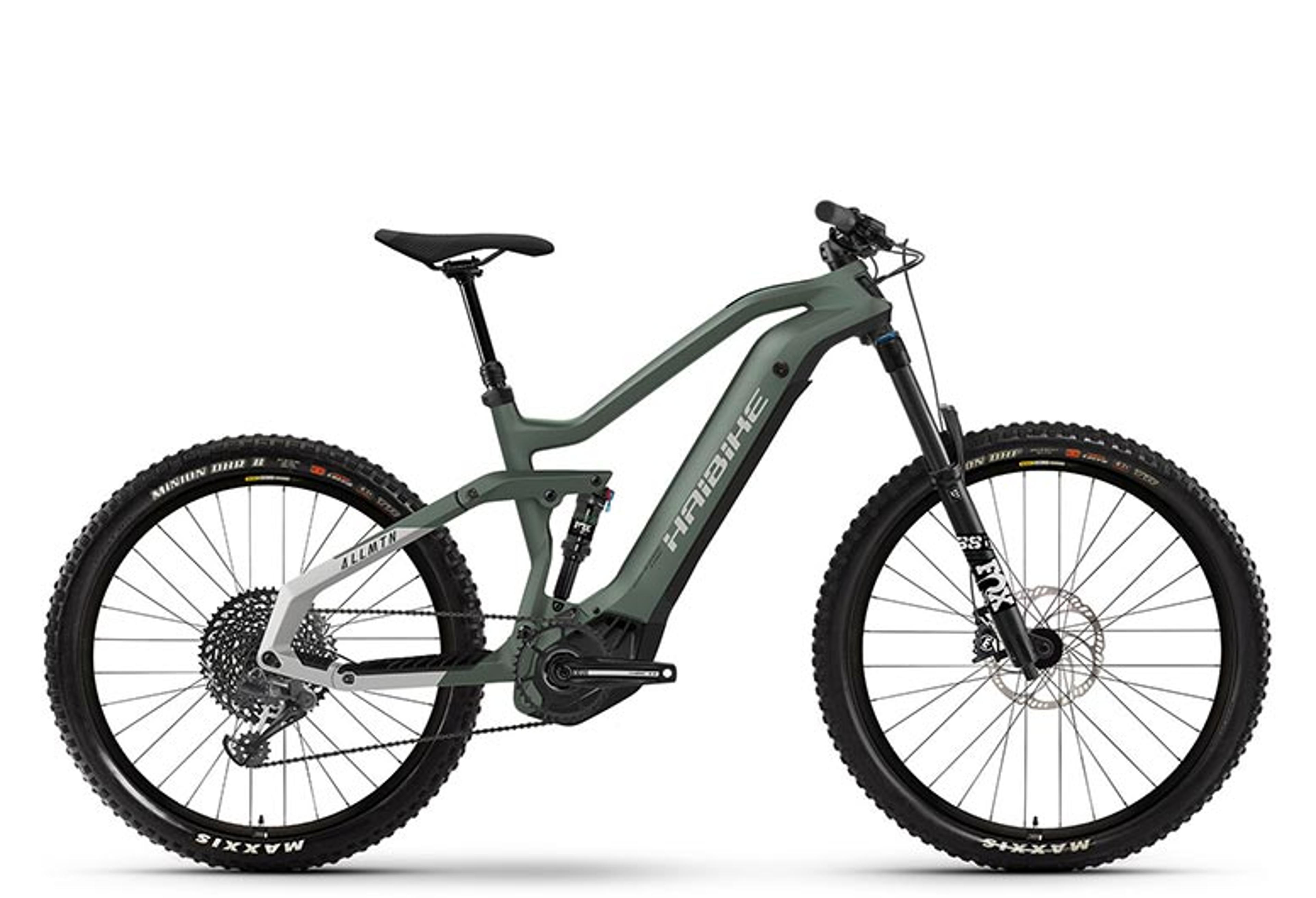 Haibike AllMtn 6 E-Mountainbike (grün) 1