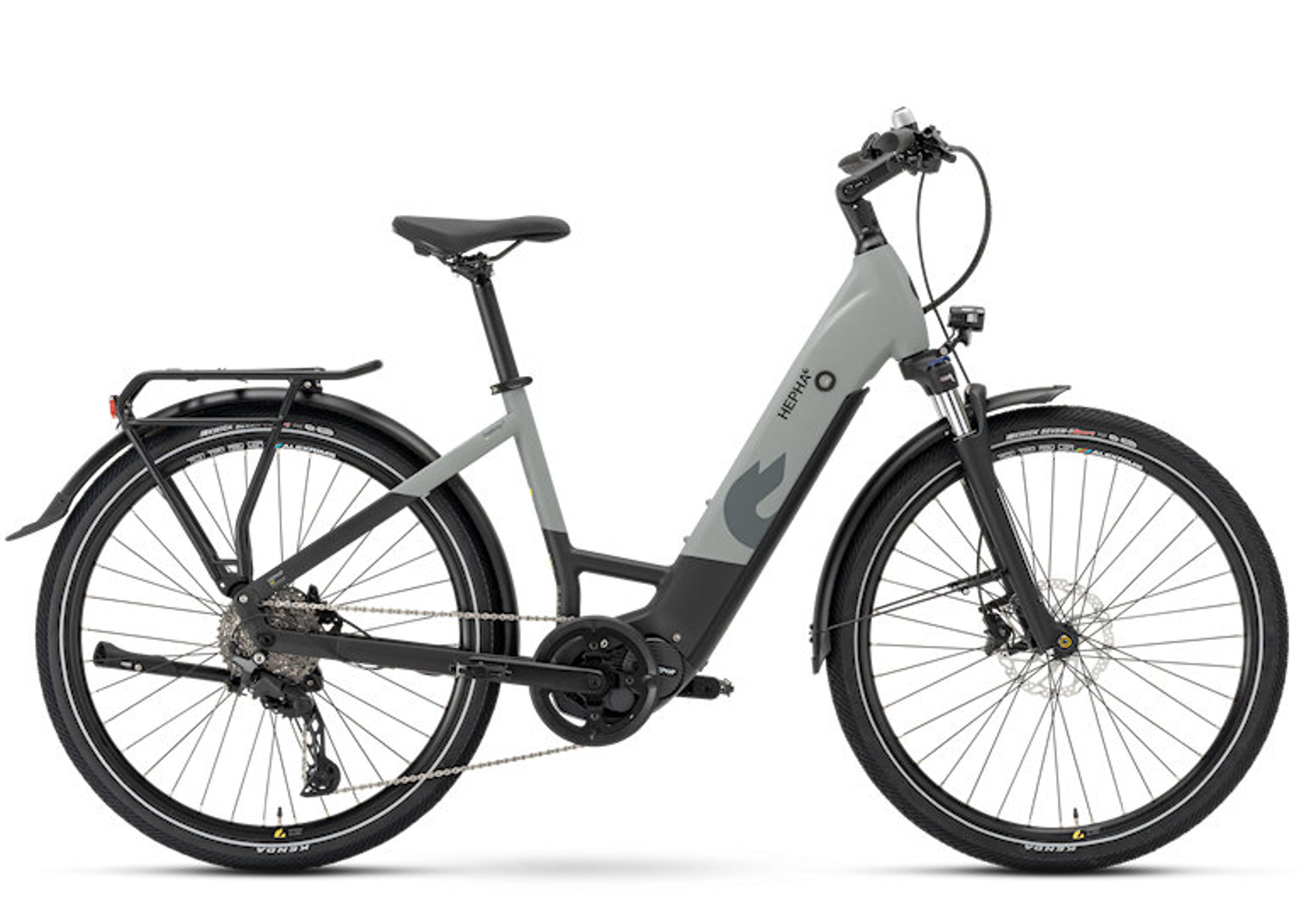 HEPHA Trekking 7 Performance E-Trekkingbike (grau) 1