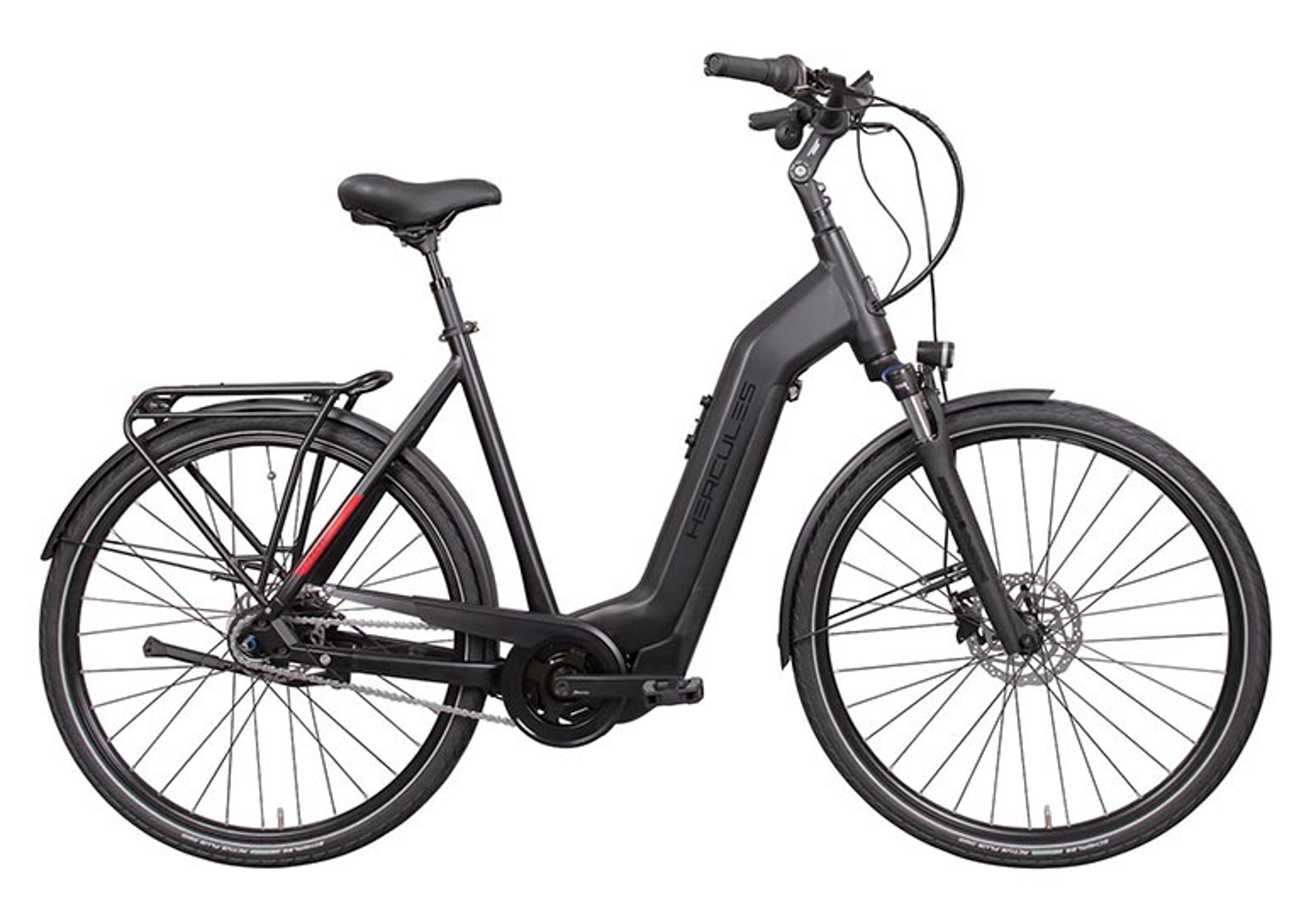 HERCULES Intero I-R8 E-Citybike (schwarz) 1