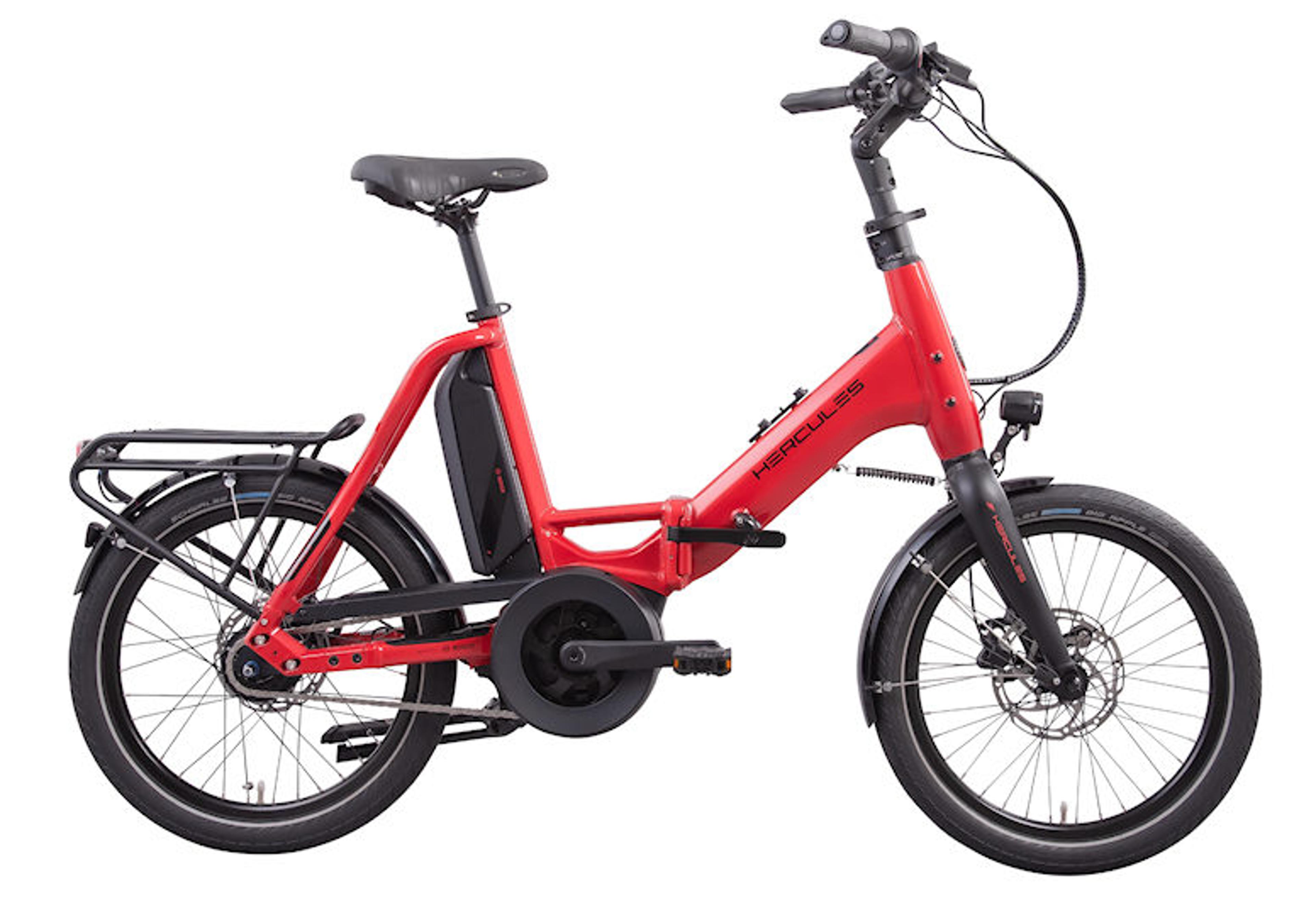 HERCULES Rob Fold F8 E-Kompaktrad (rot) 1