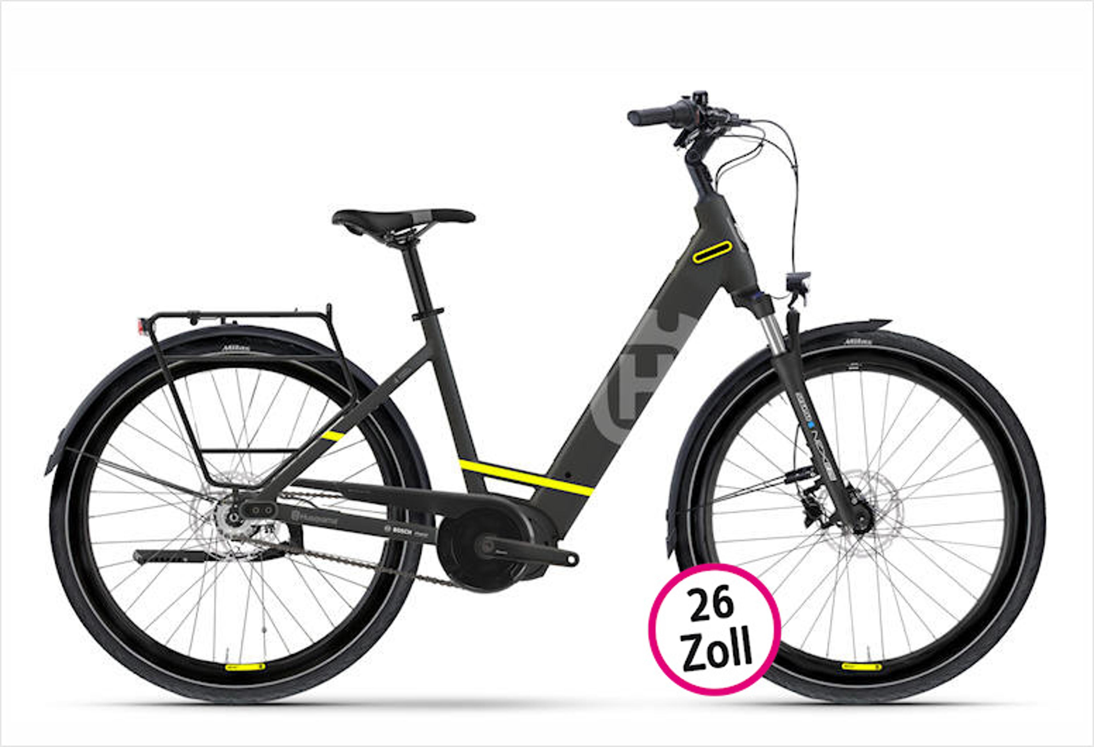 Husqvarna Grand Towner 4 CB E-Citybike (schwarz) 1