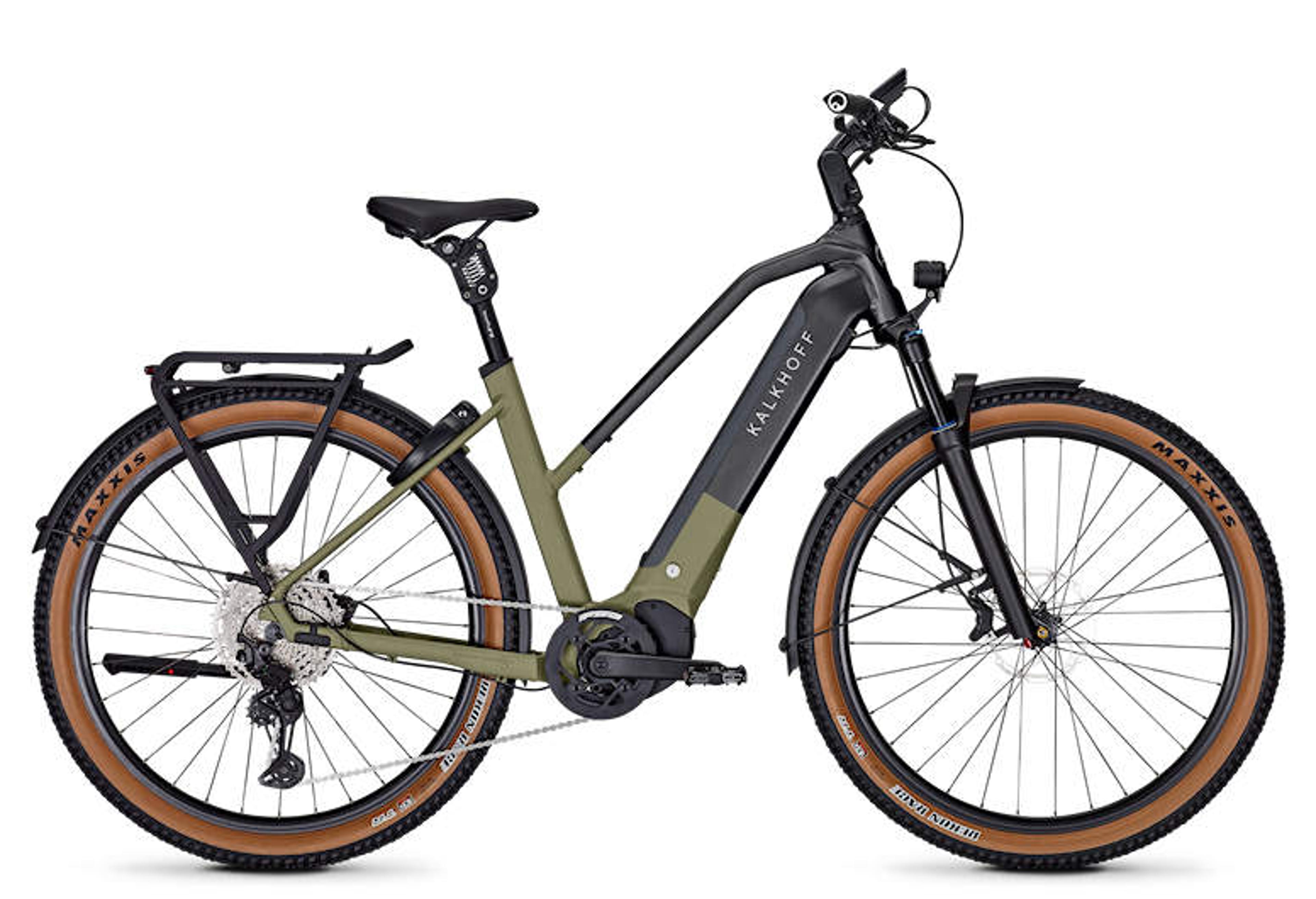 Kalkhoff Entice 5 ALTD+ E-Trekkingbike (grün) 1