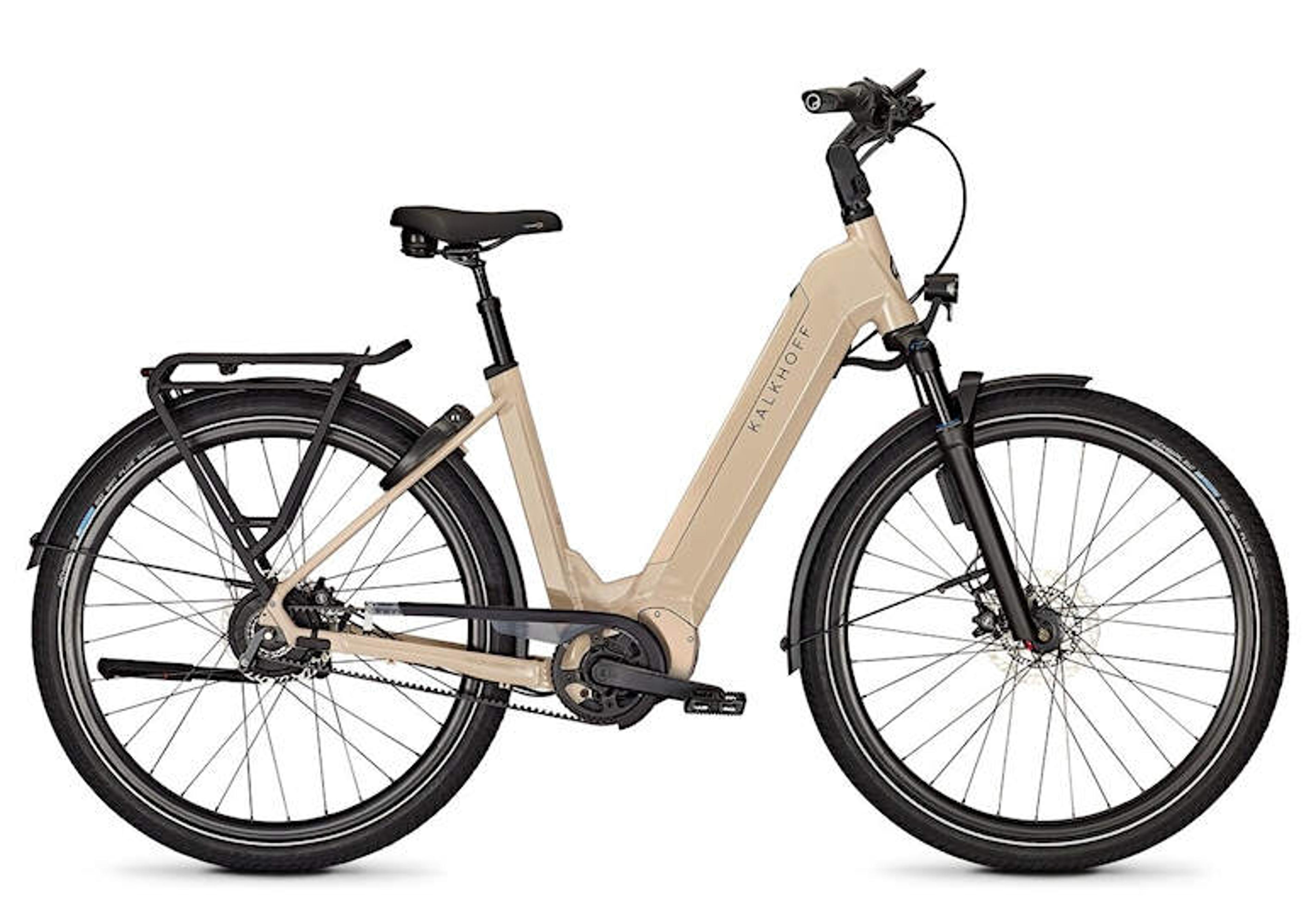 Kalkhoff Image 5.B+ Excite ABS E-Citybike (beige) 1