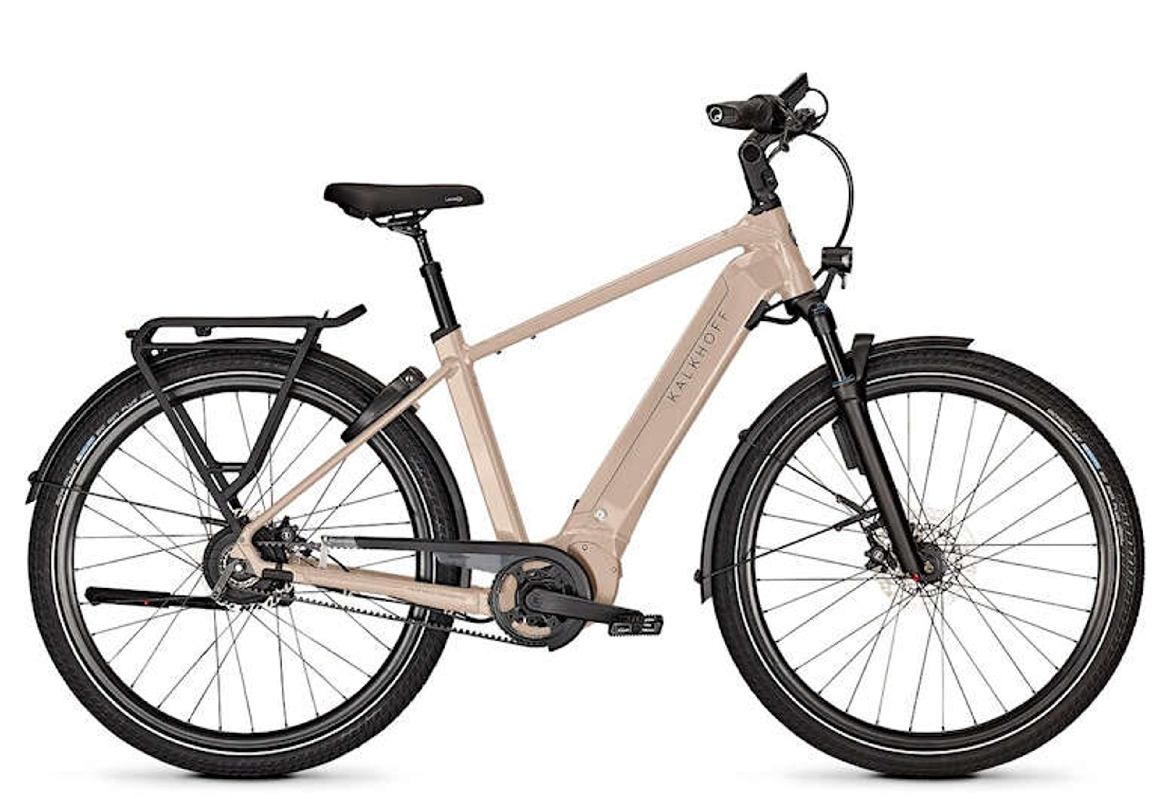 Kalkhoff Image 5.B+ Excite ABS E-Citybike (beige) 1