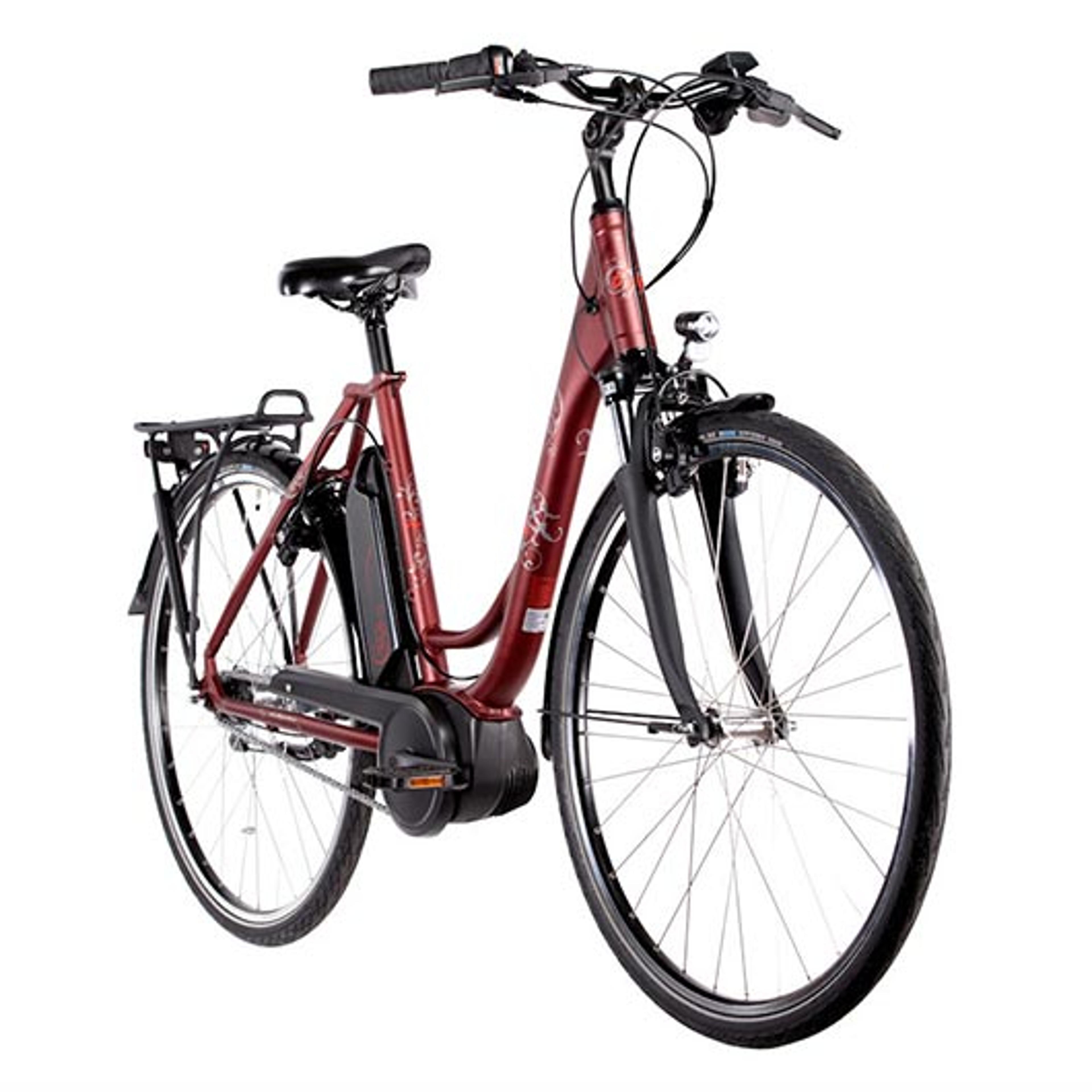 Raleigh eCity 7 E-Citybike (rot) 2