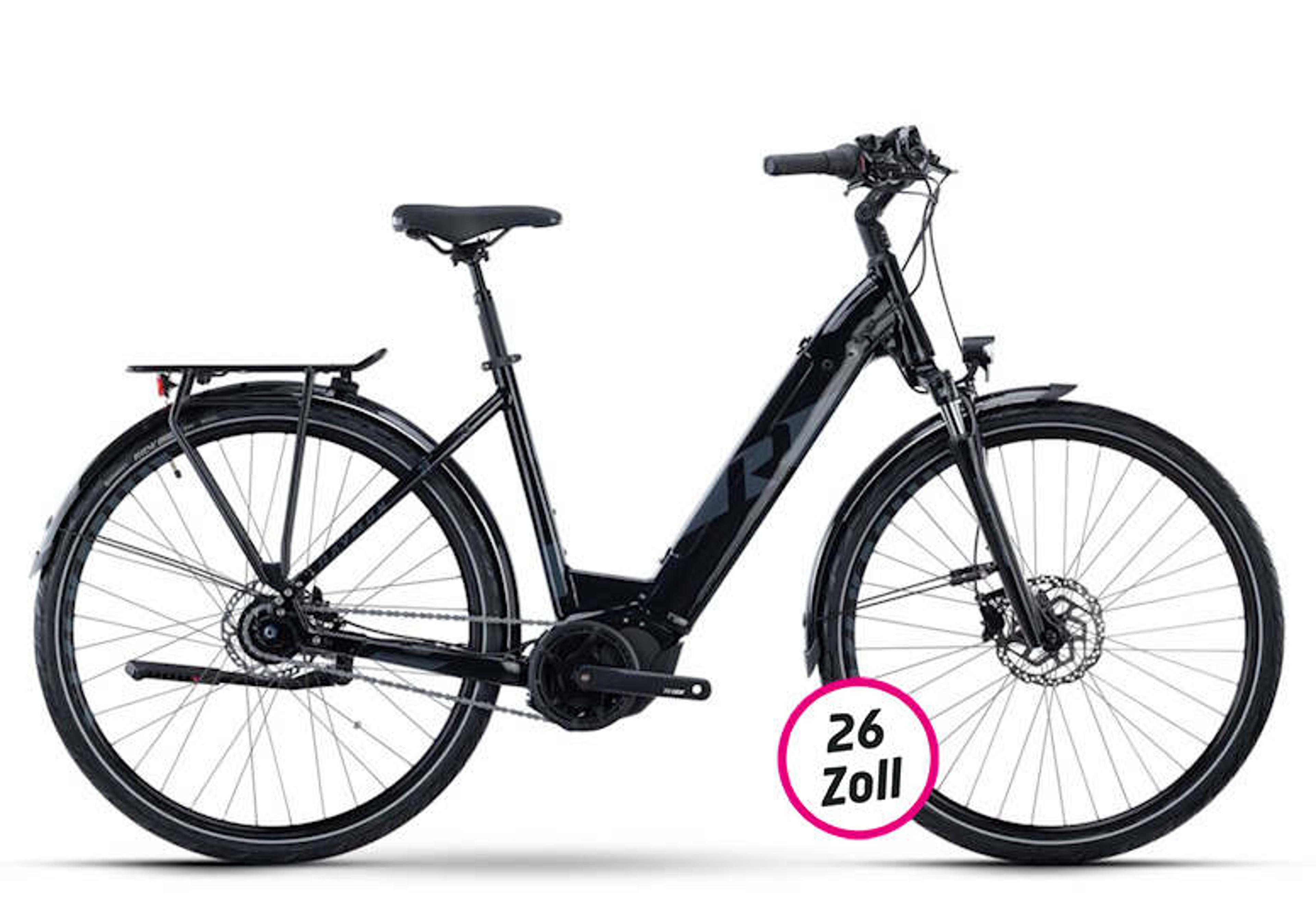 Raymon CityRay E 7.0 CB E-Citybike (schwarz) 1