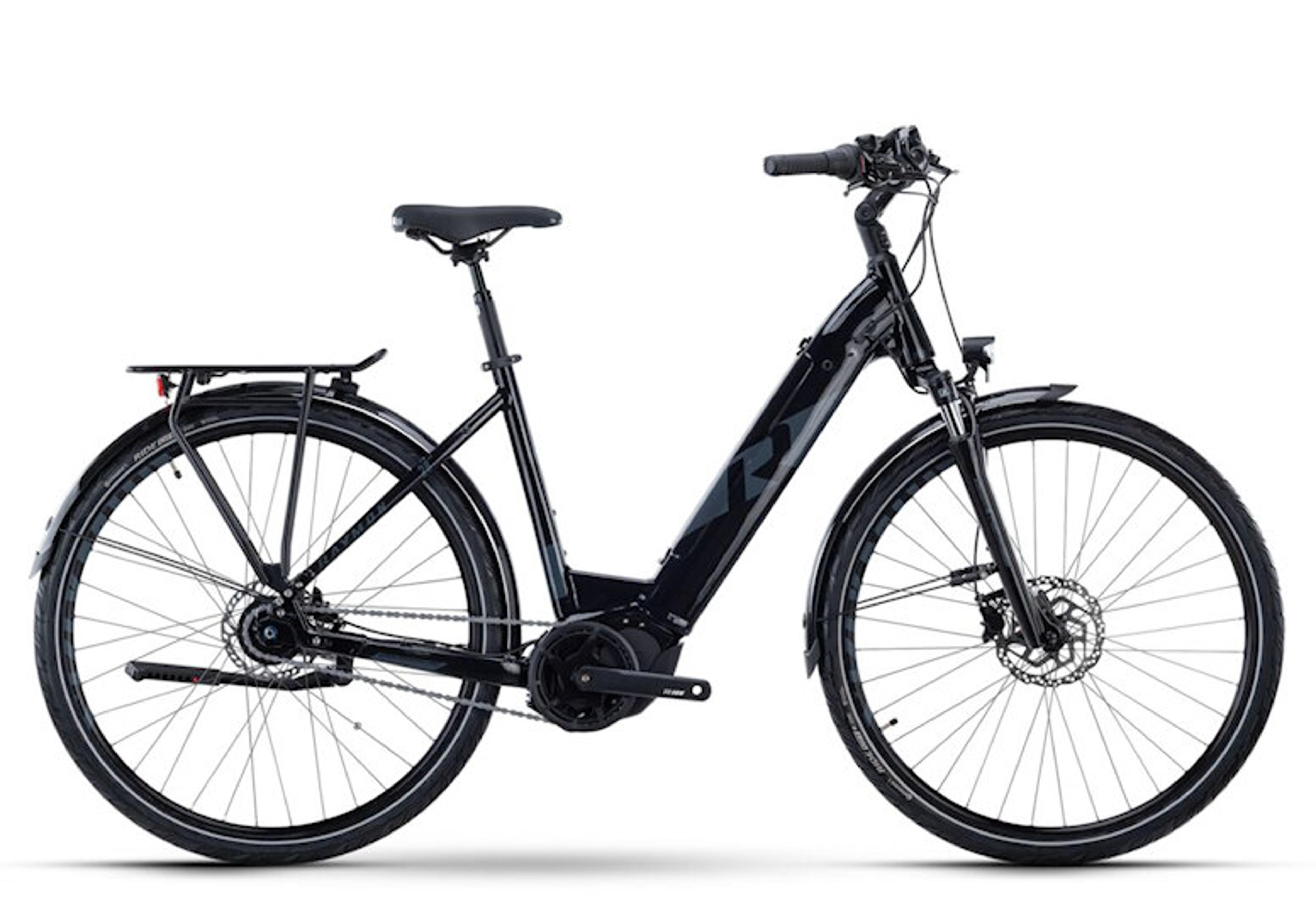 Raymon CityRay E 7.0 CB Rücktritt E-Citybike (schwarz) 1