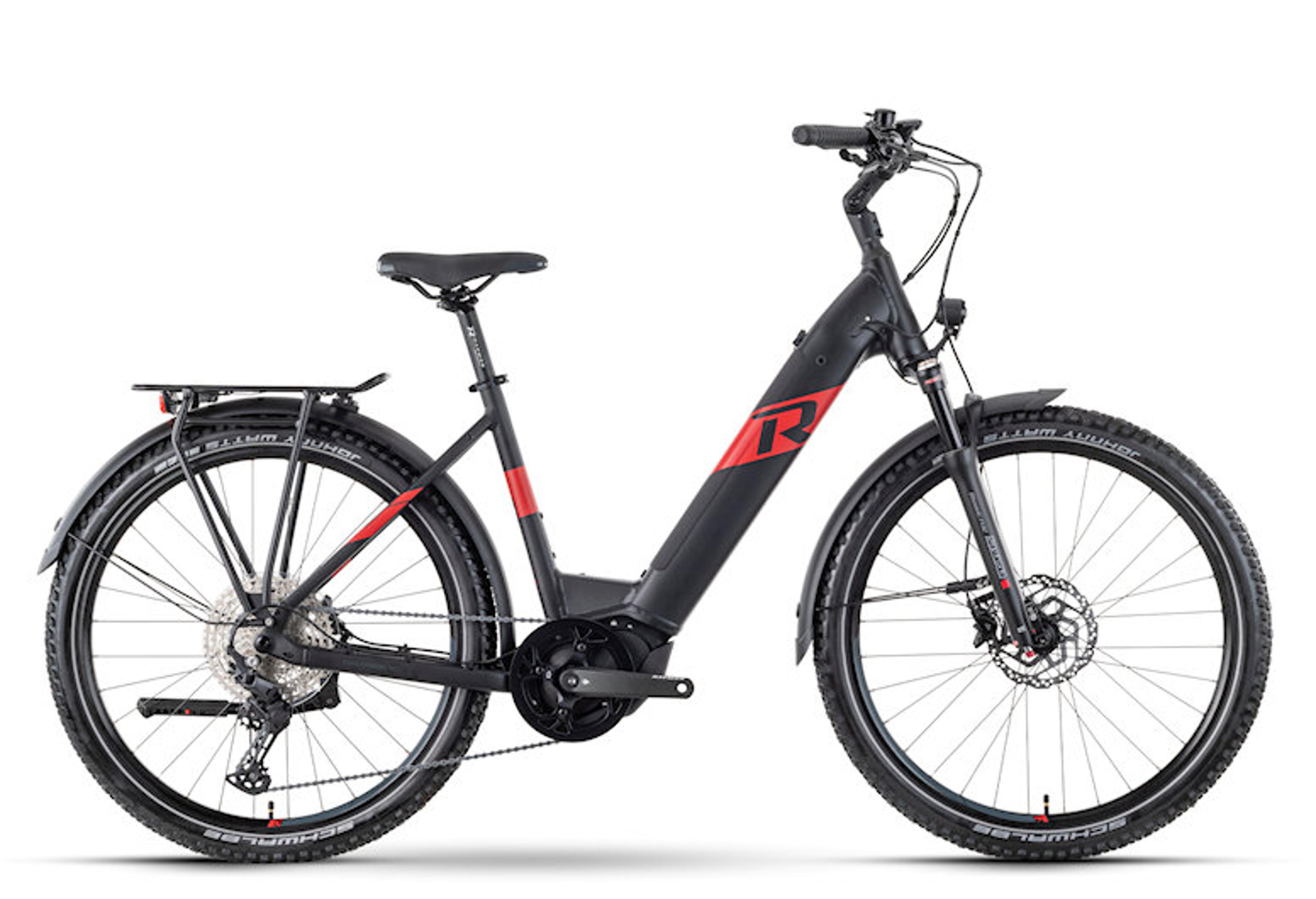 Raymon CrossRay E 7.0 E-Trekkingbike (schwarz) 1