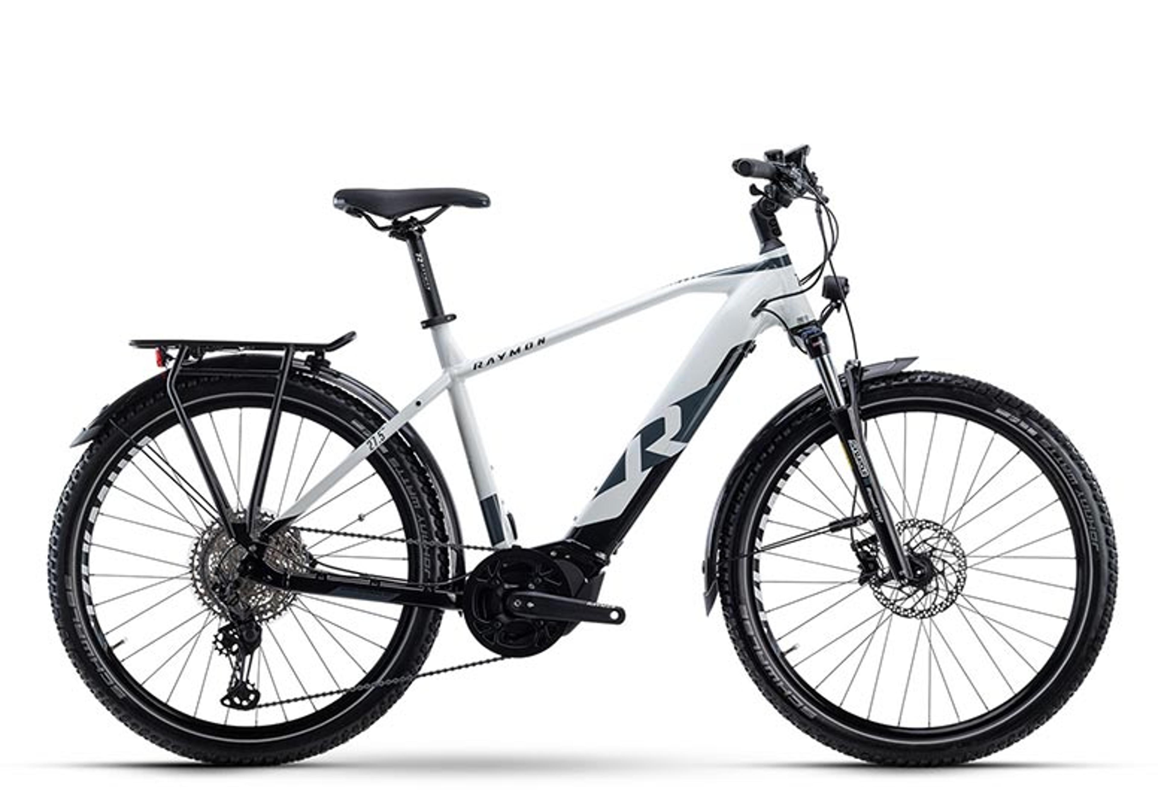 Raymon CrossRay E 8.0 E-Trekkingbike (weiss) 1