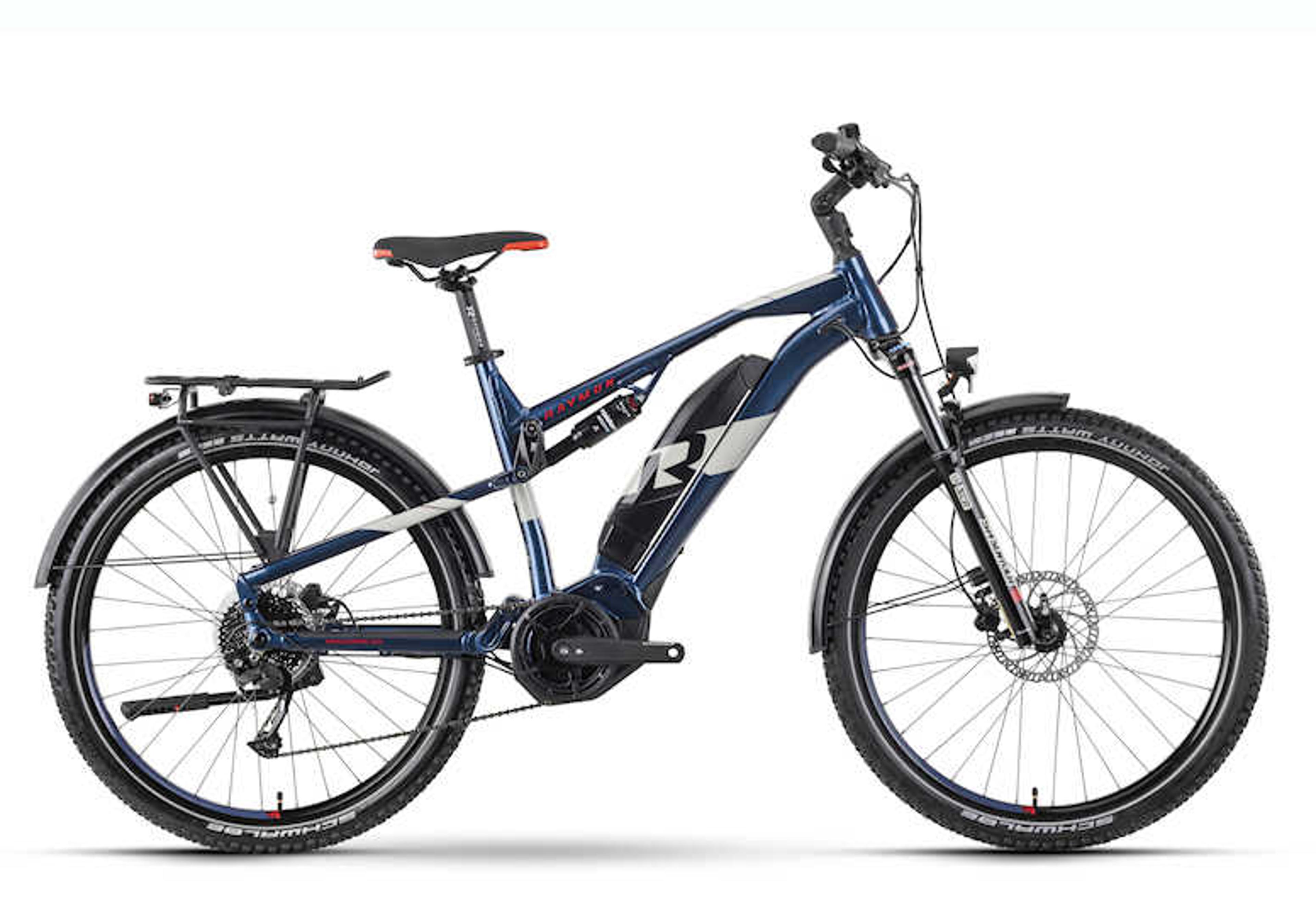 Raymon CrossRay FS E 4.0 E-Trekkingbike (blau) 1
