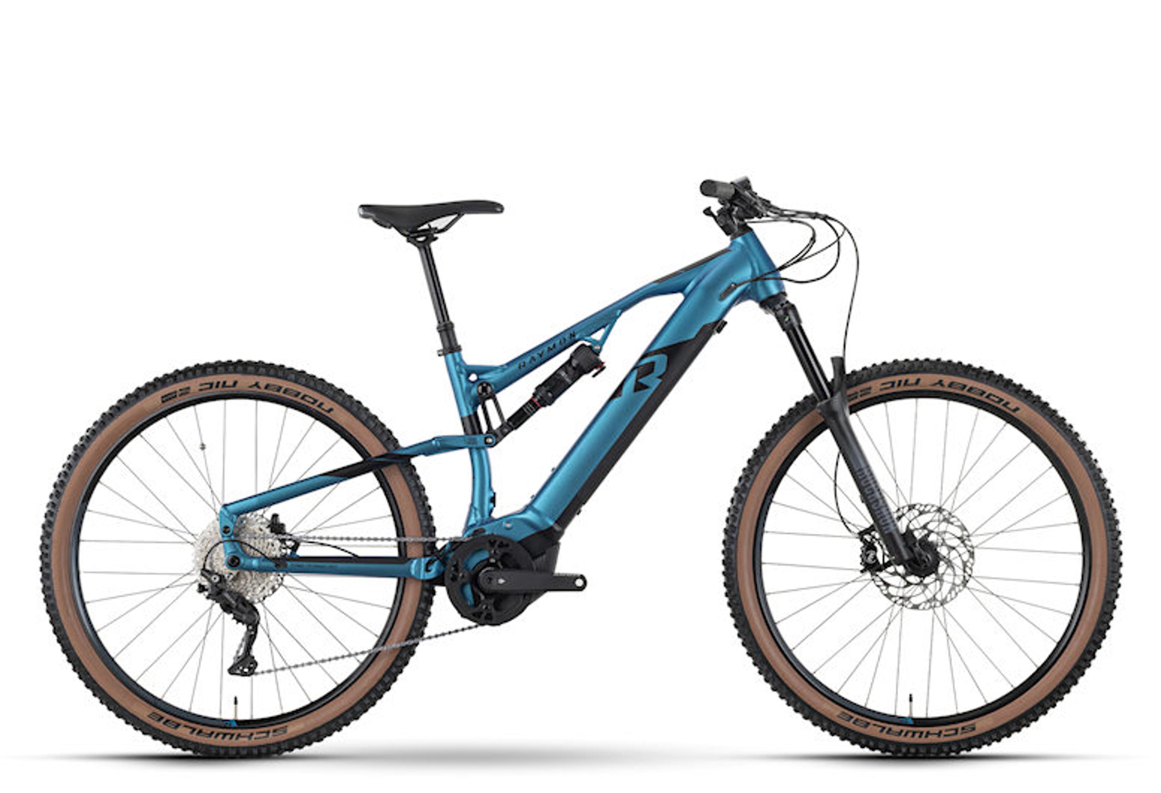 Raymon FullRay 150E 8.0 E-Mountainbike (blau) 1
