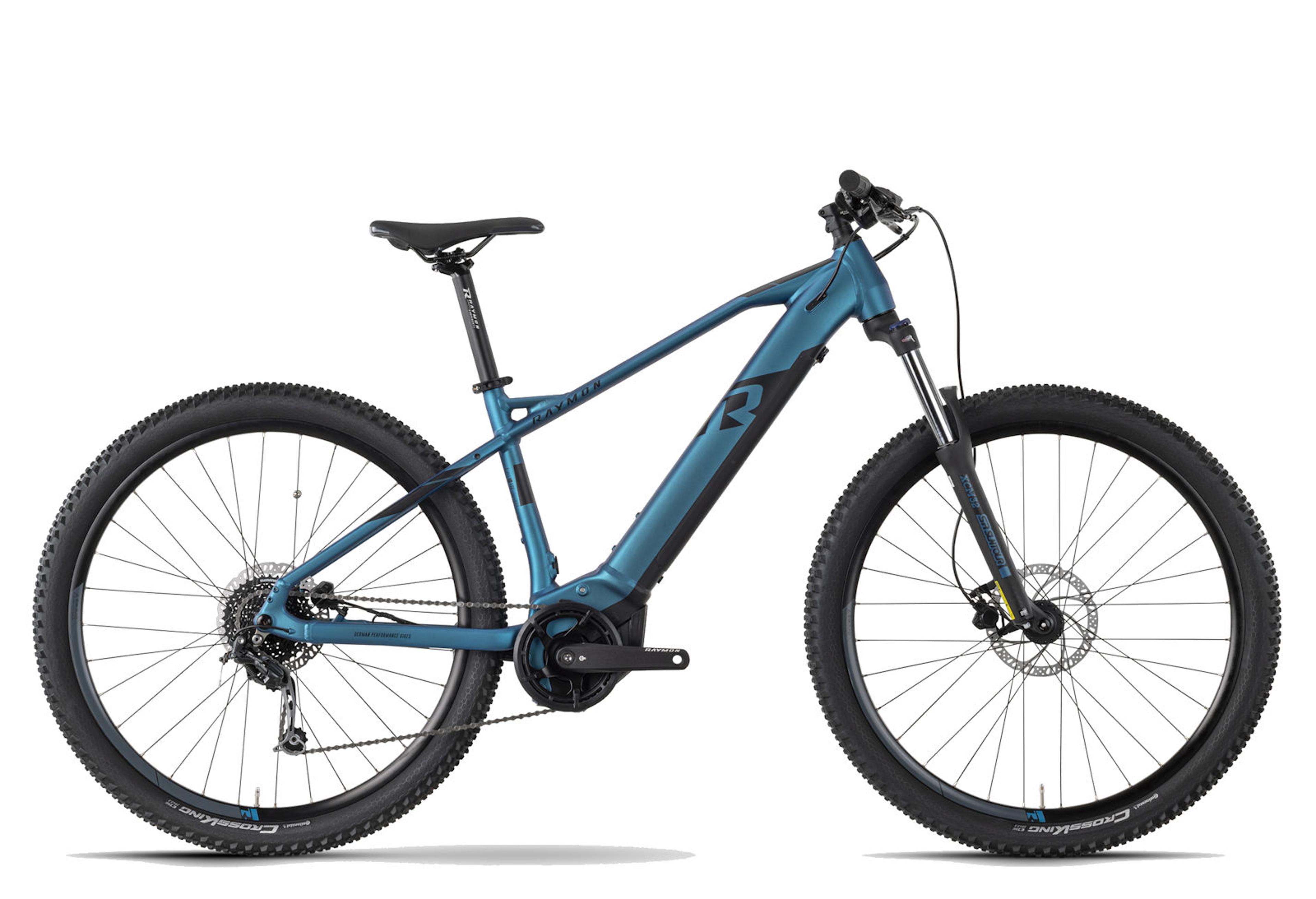 Raymon HardRay E 5.0 E-Mountainbike (blau) 1