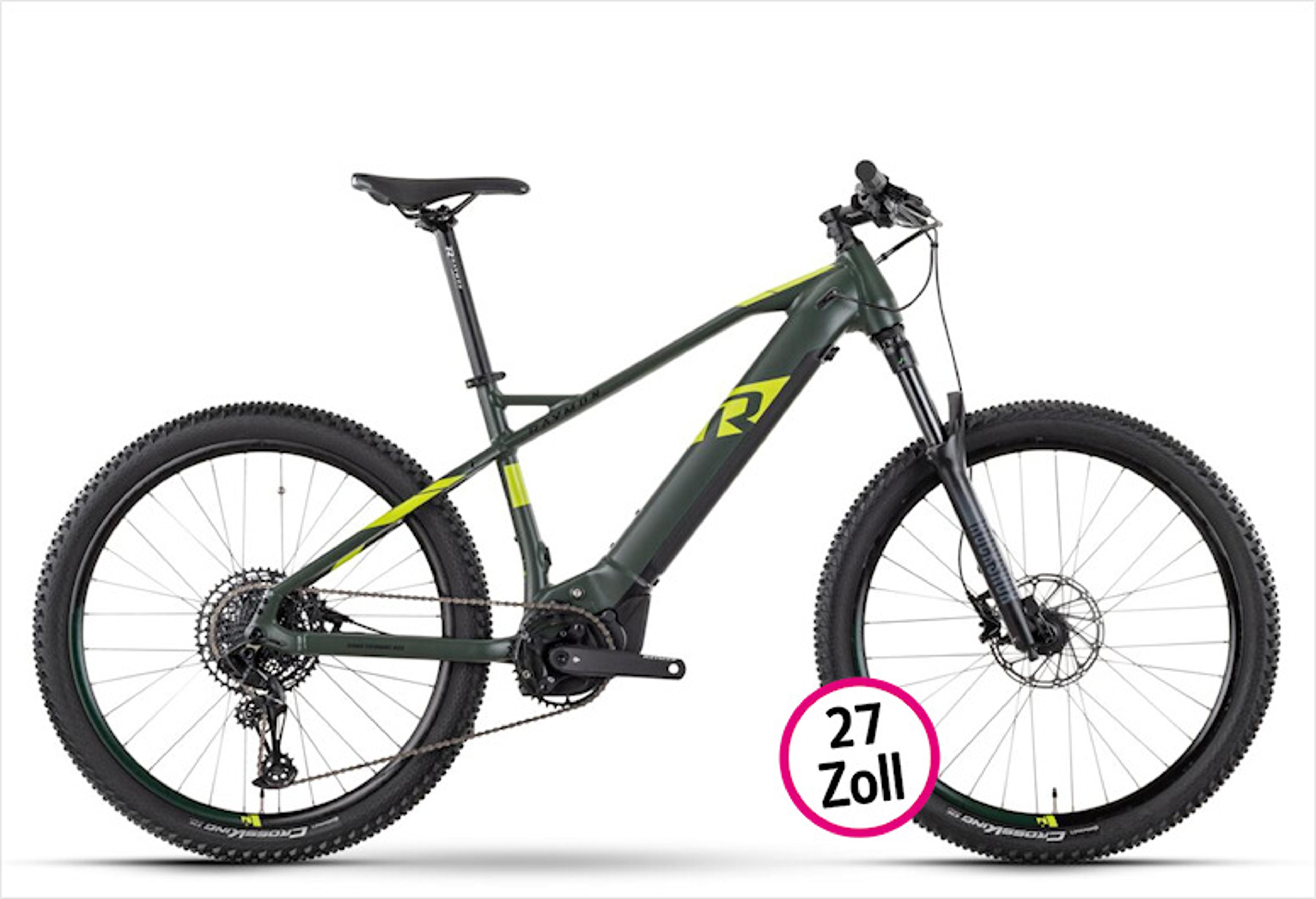 Raymon HardRay E 7.0 E-Mountainbike (schwarz) 1