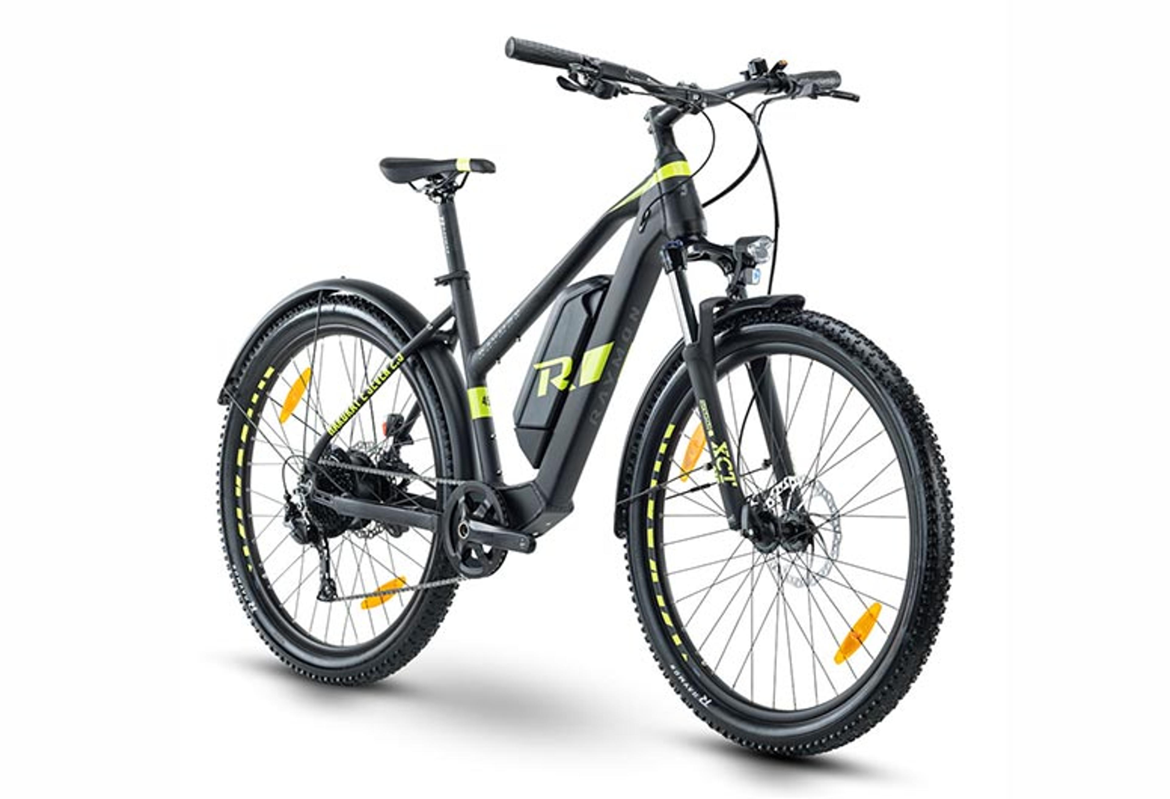 Raymon HardRay E-Seven 2.5 Street E-Mountainbike (schwarz) 1