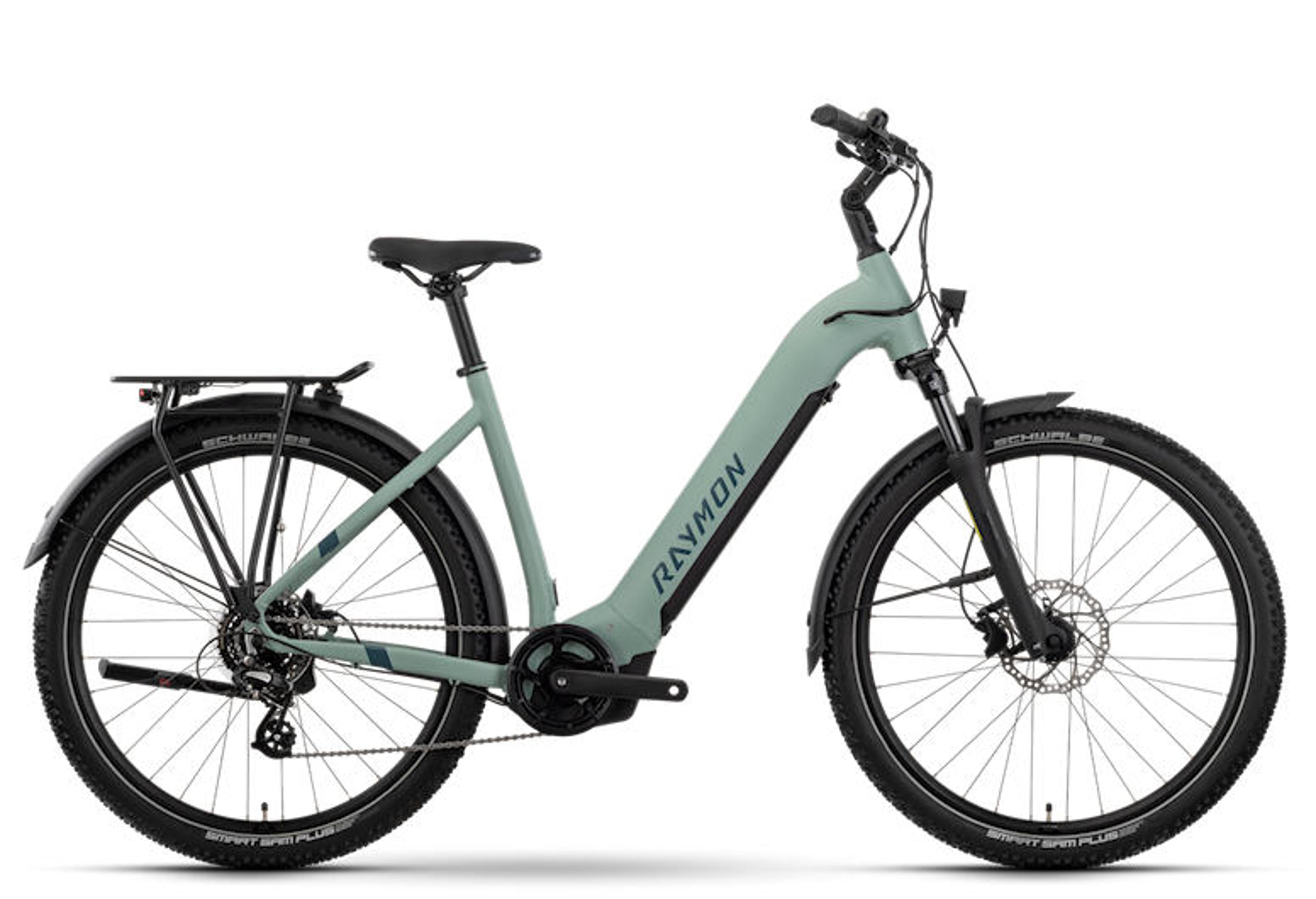 Raymon Tourray Select E-Trekkingbike (grün) 1