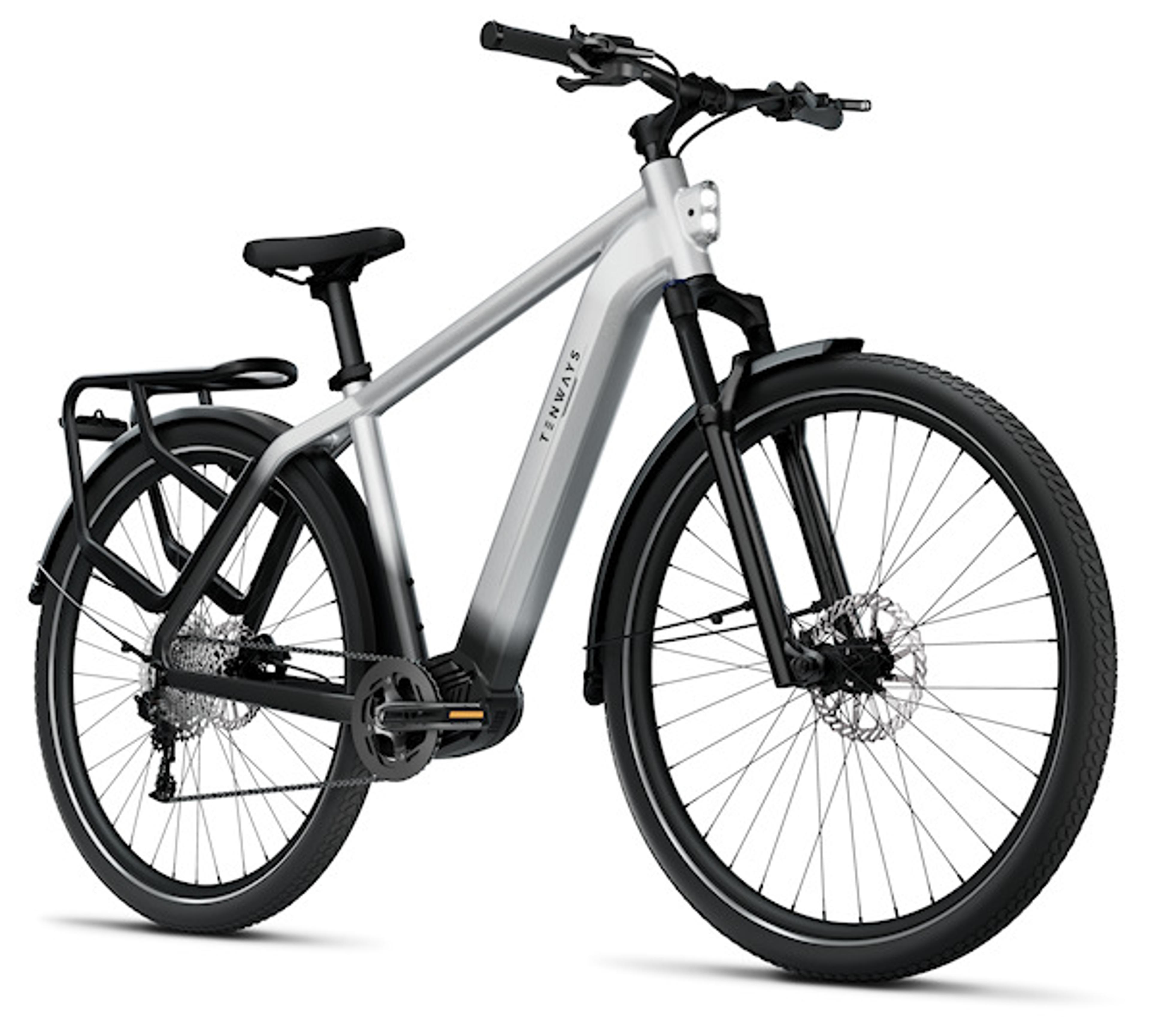 TENWAYS AGO X E-Trekkingbike (silber) 2