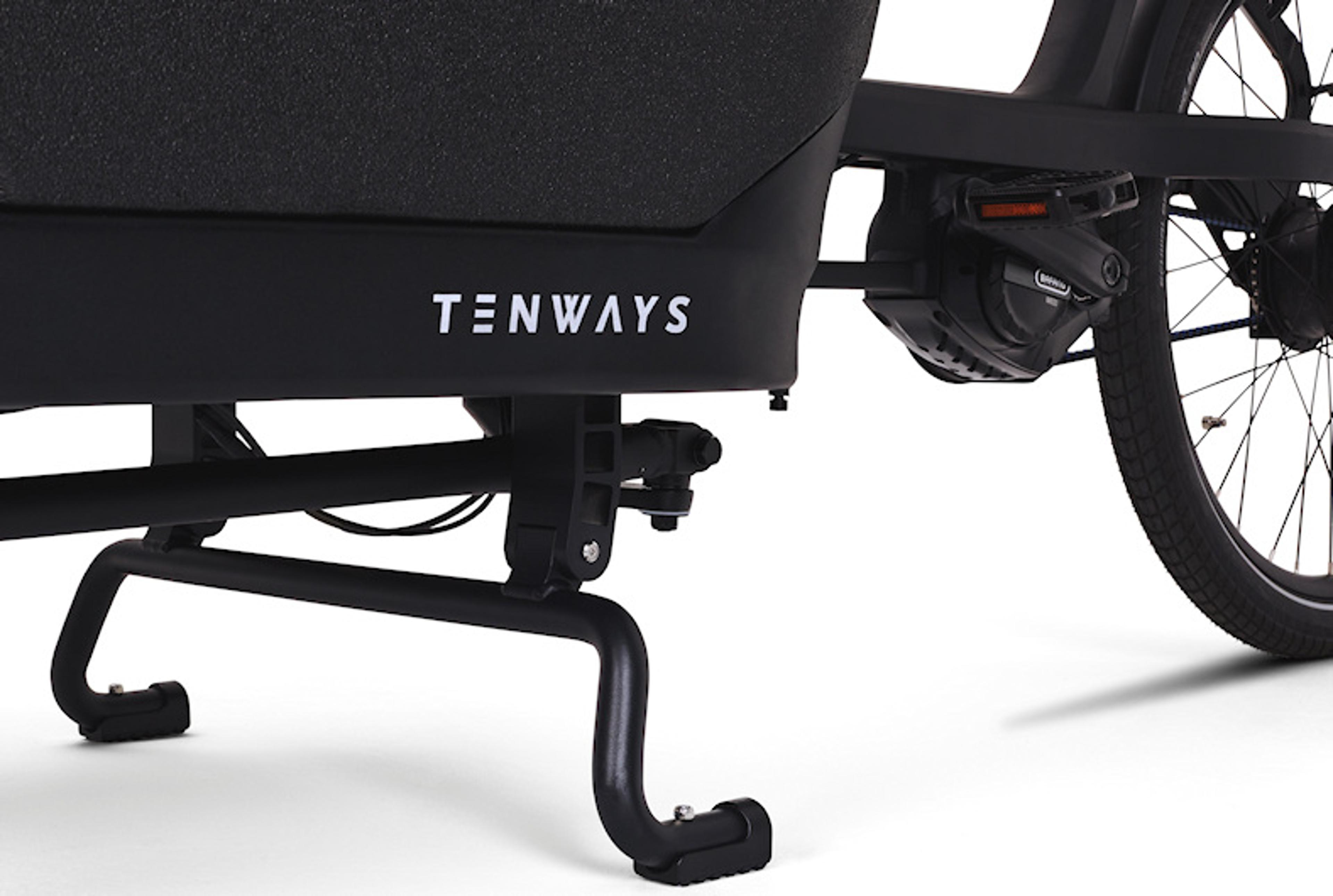 TENWAYS Cargo One E-Lastenrad (schwarz) 2