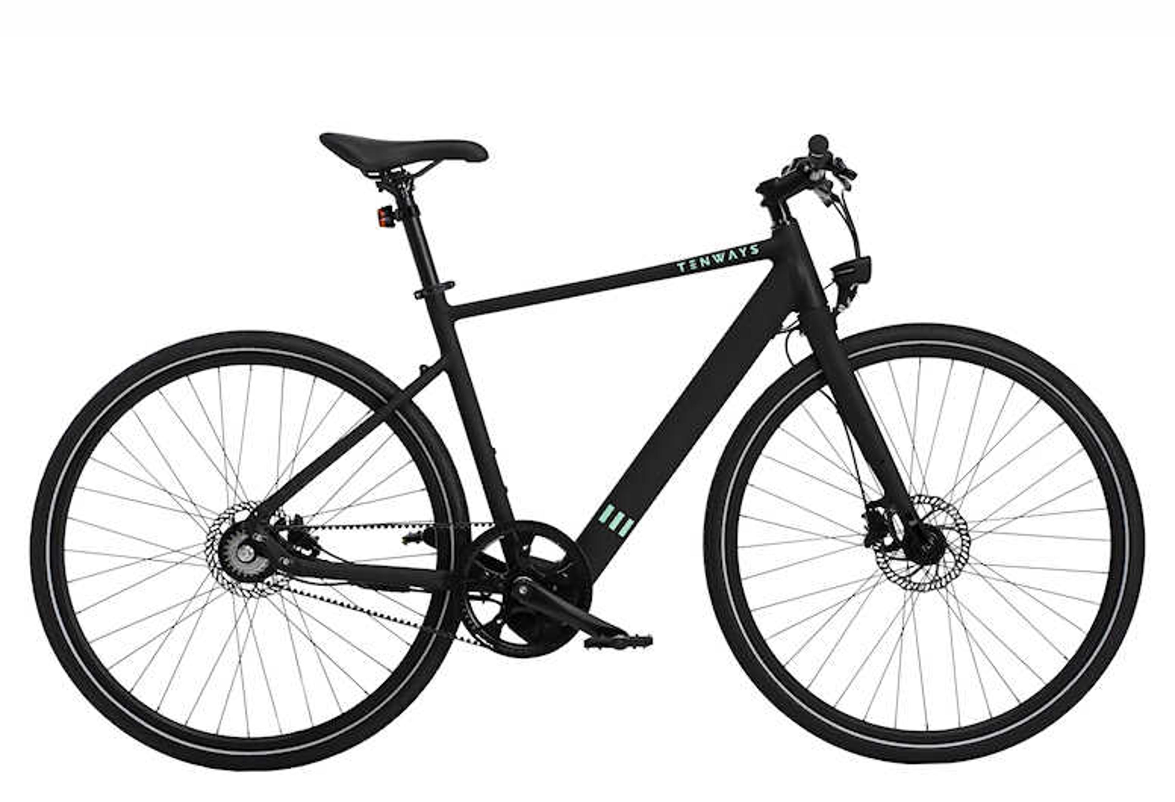 TENWAYS CGO600 E-Citybike (schwarz) 1
