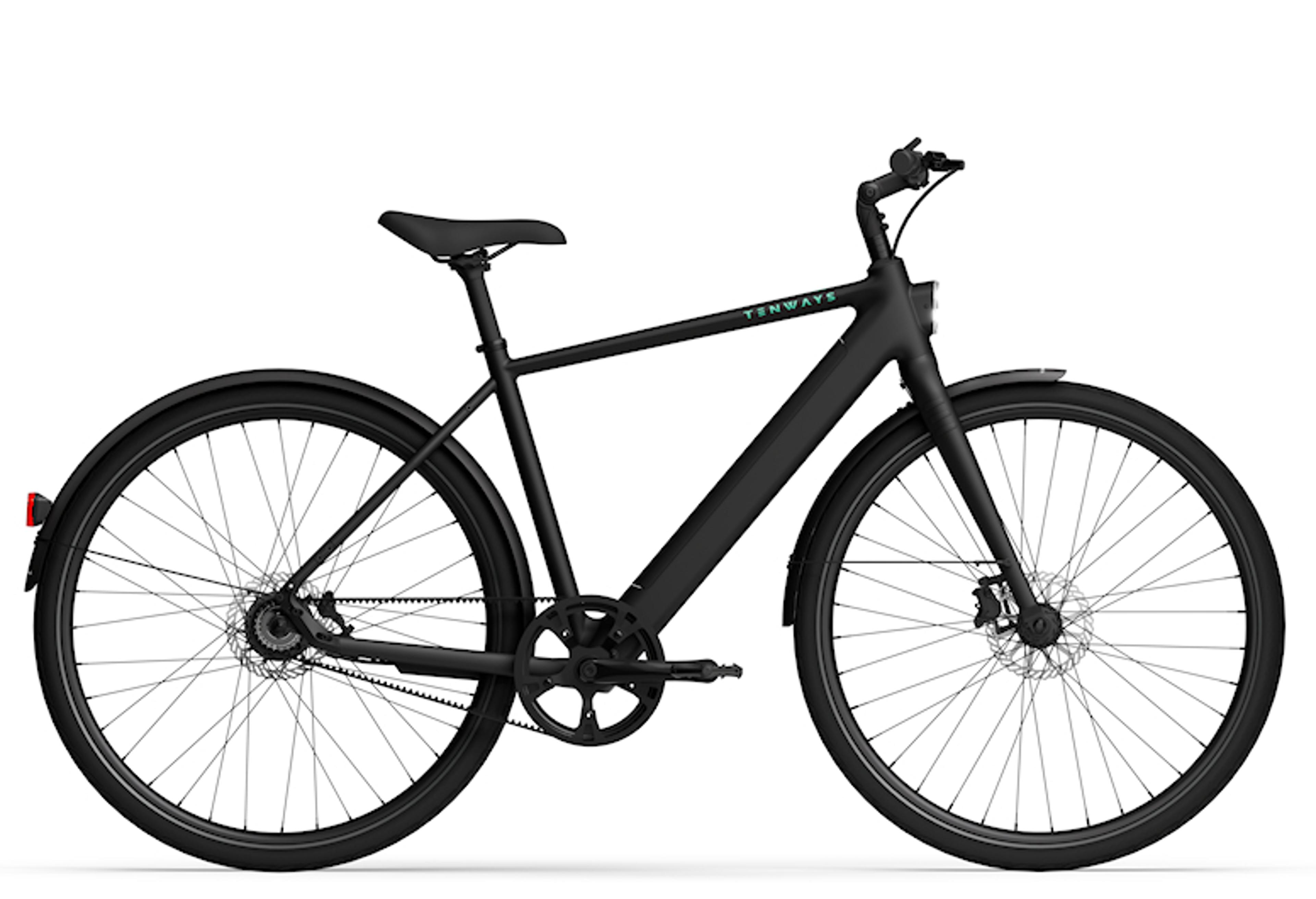 TENWAYS CGO600 Pro New Edition E-Citybike (schwarz) 1