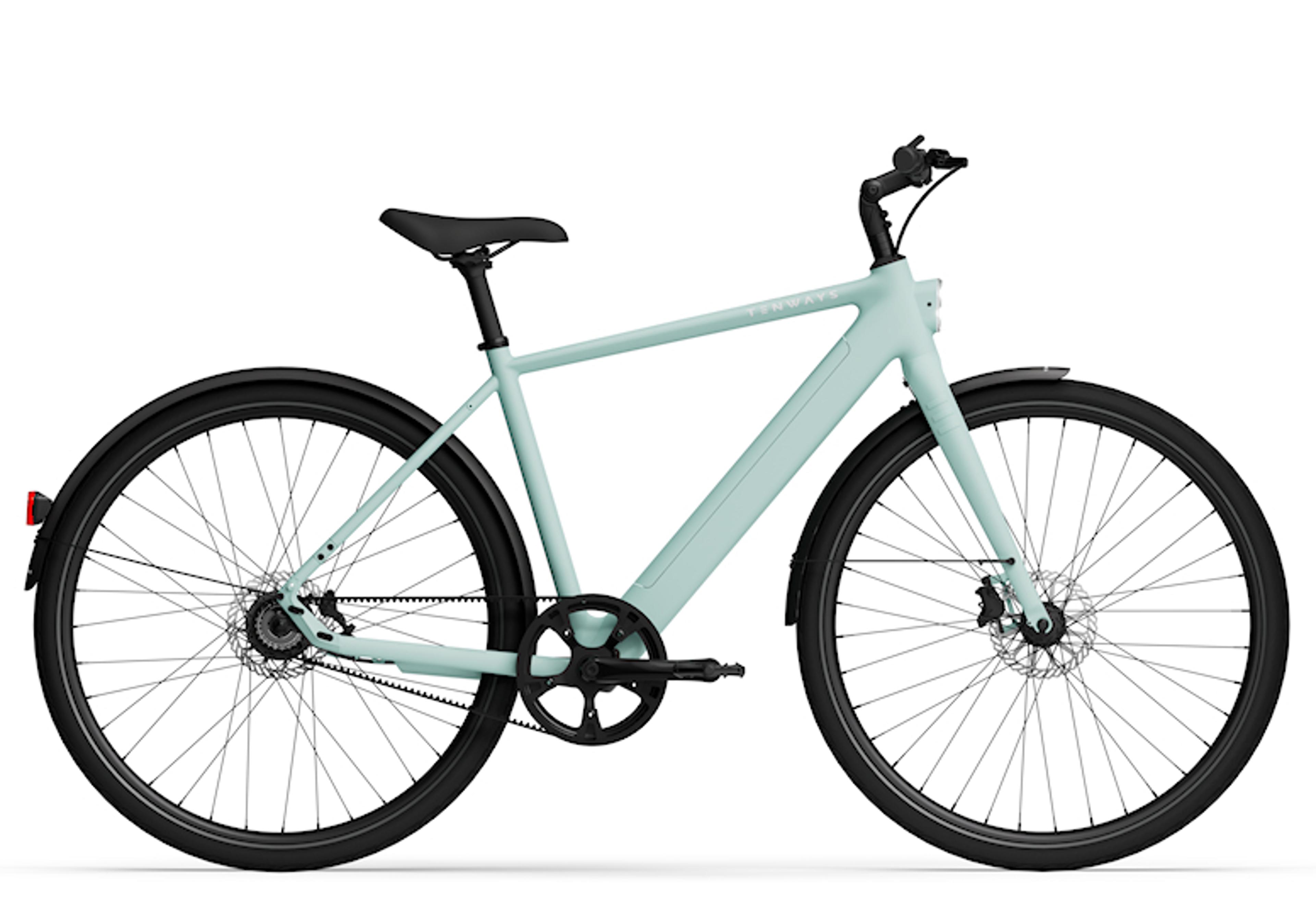 TENWAYS CGO600 Pro New Edition limited E-Citybike (grün) 1