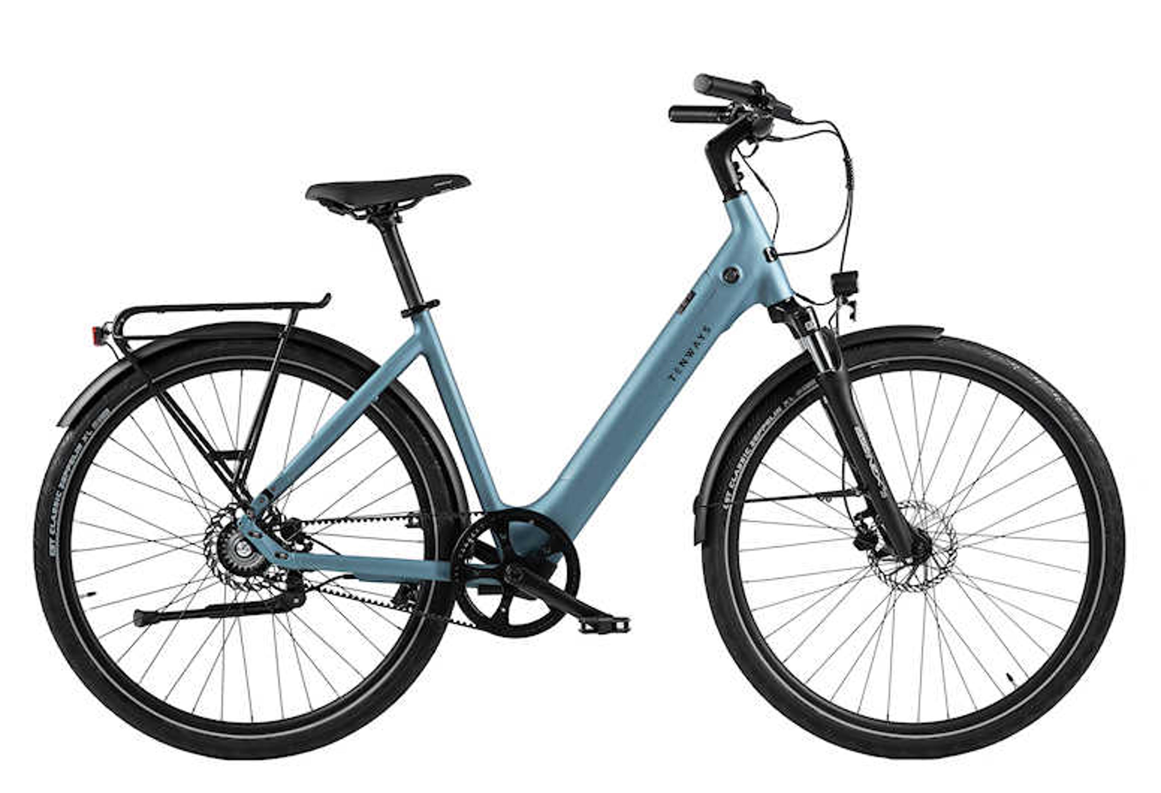 TENWAYS CGO800s E-Citybike (blau) 1