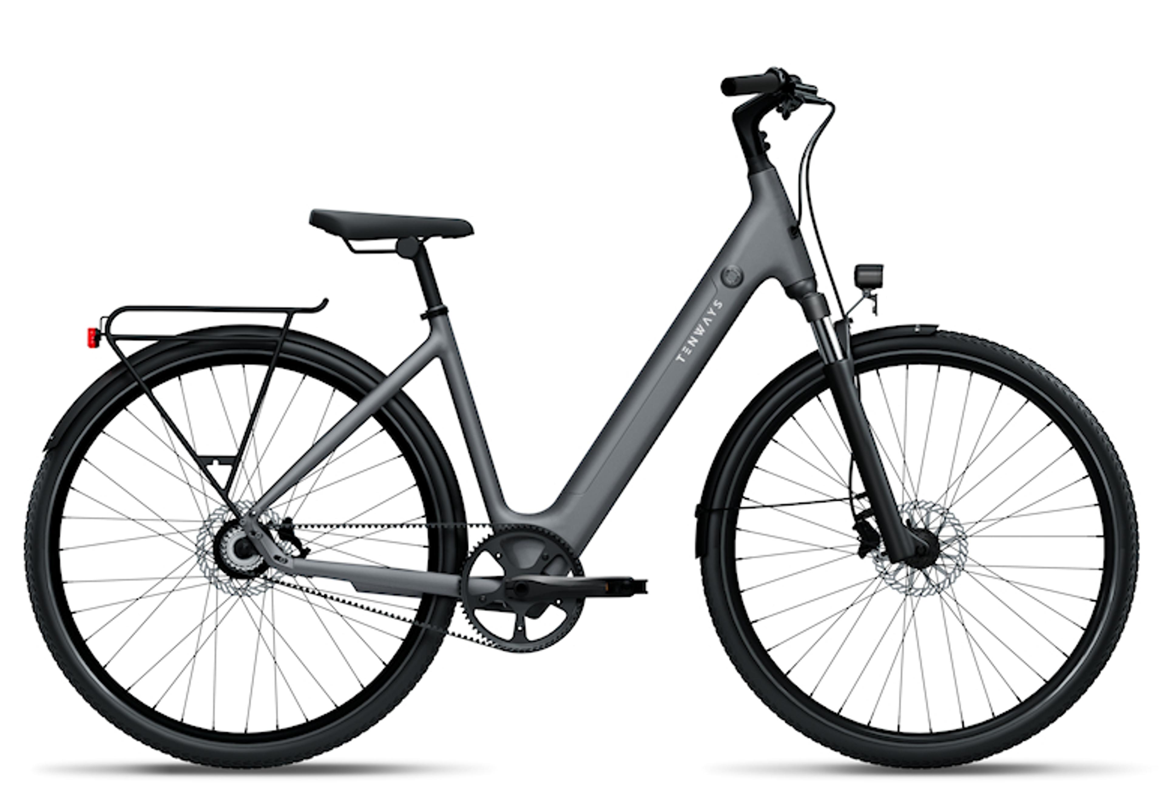 TENWAYS CGO800s E-Citybike (grau) 1