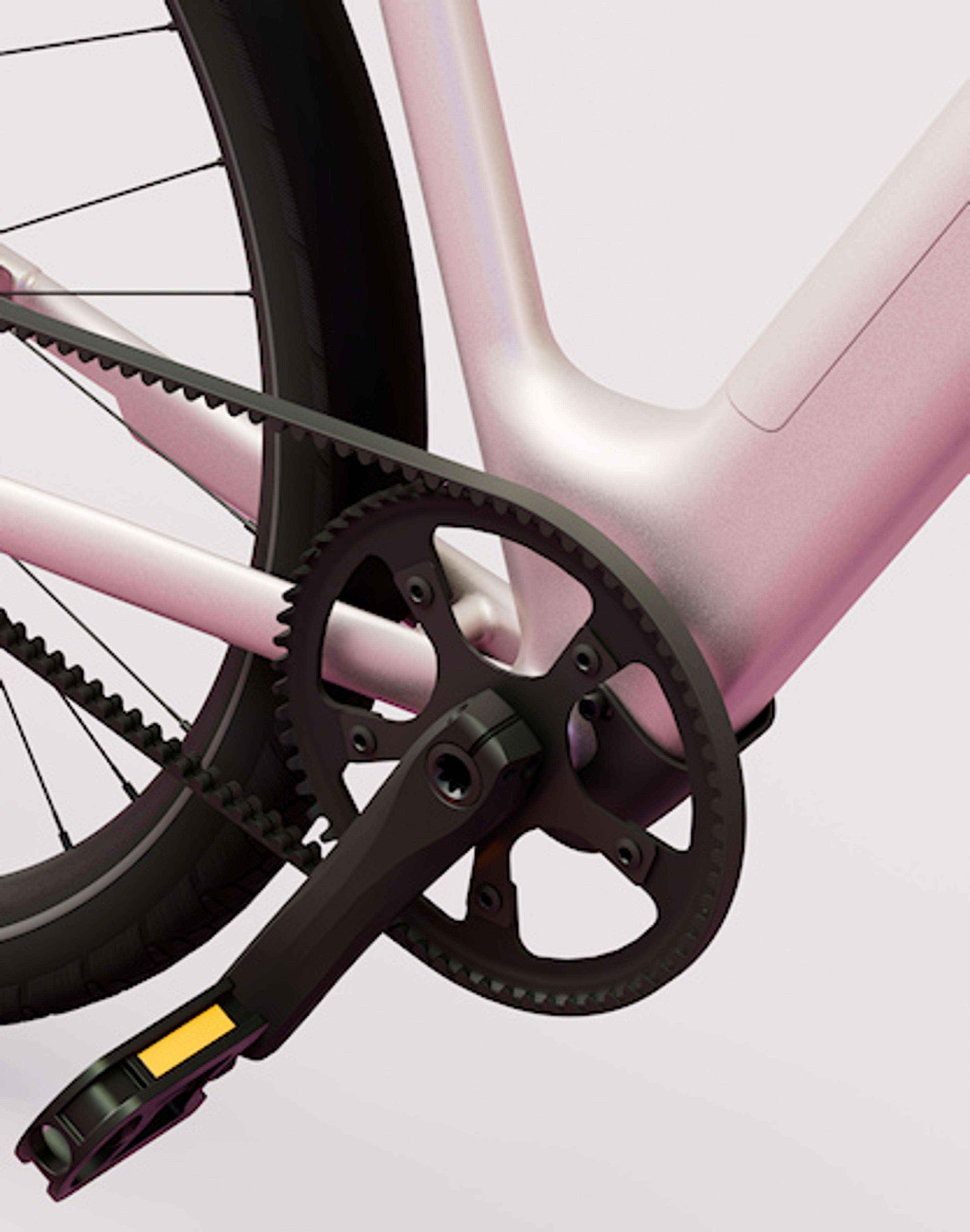 TENWAYS CGO800s limited E-Citybike (pink) 4