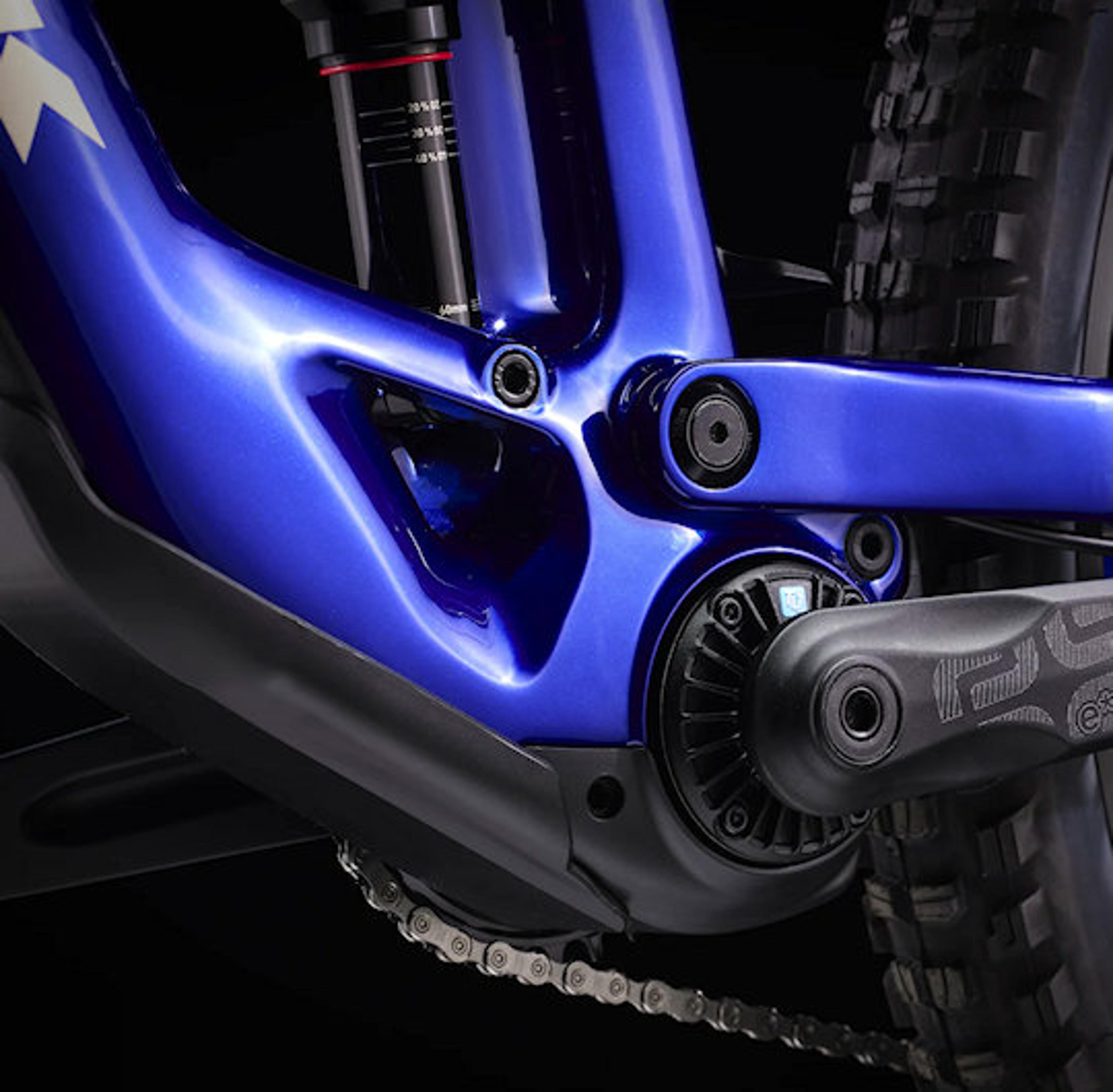 Trek Fuel EXe 9.5 E-Mountainbike (blau) 3