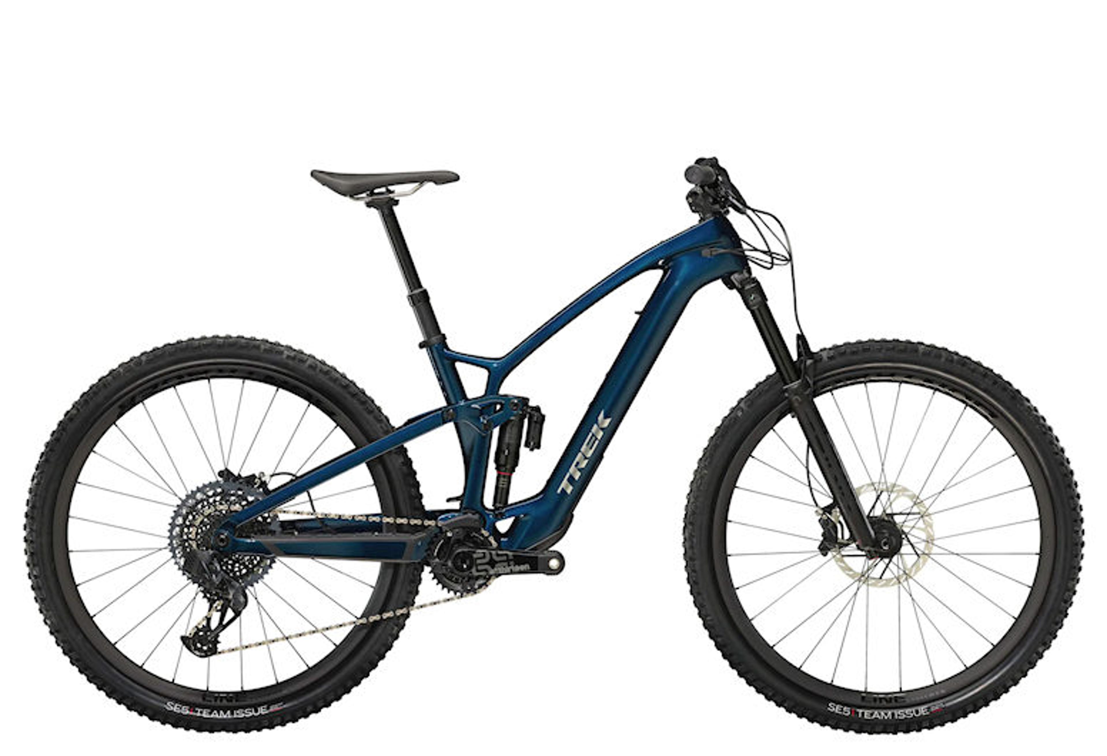 Trek Fuel Exe 9.8 GX AXS E-Mountainbike (blau) 1