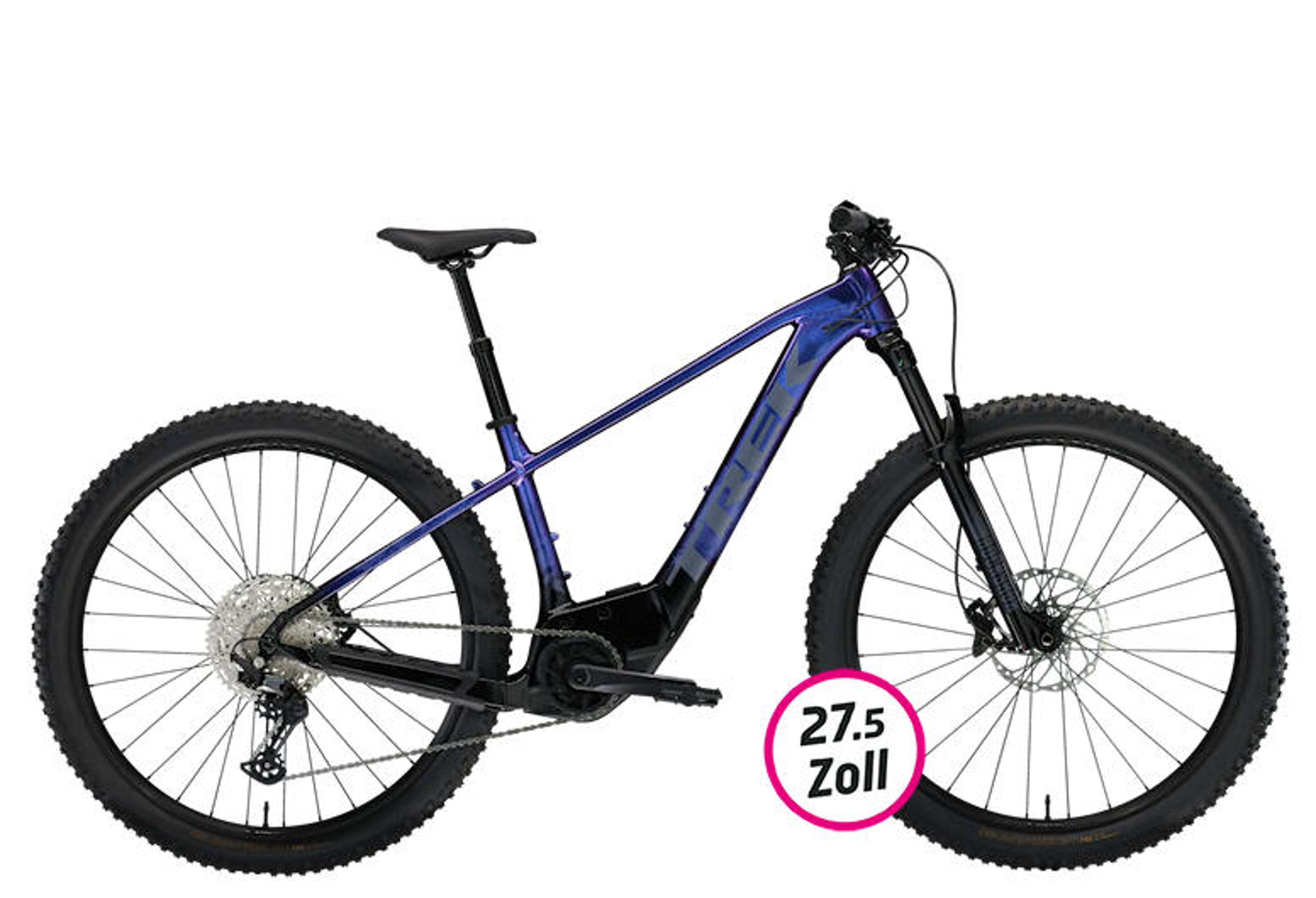 Trek Marlin+ 8 E-Mountainbike (lila) 1