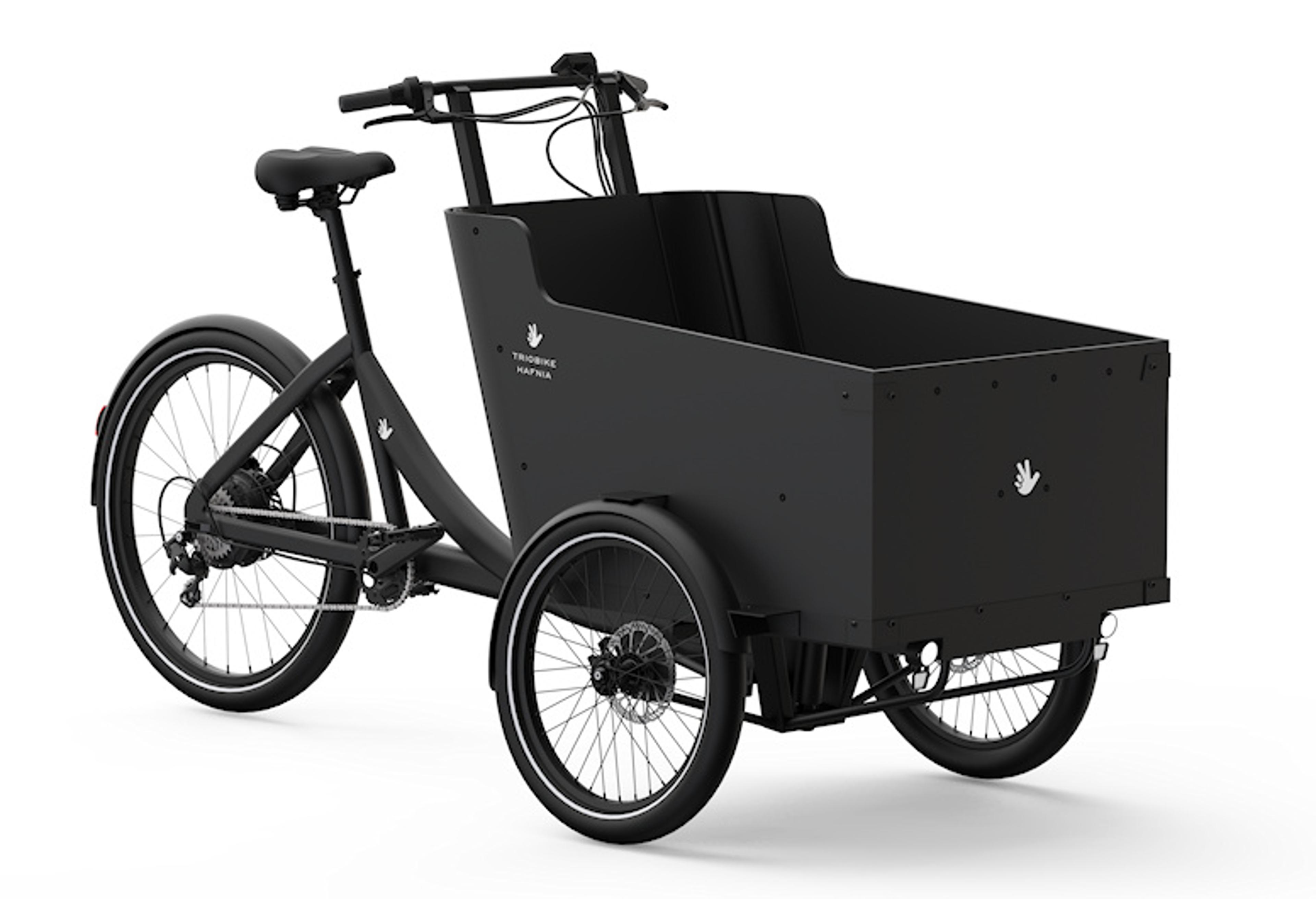 Triobike HAFNIA 468Wh E-Lastenrad (schwarz) 1