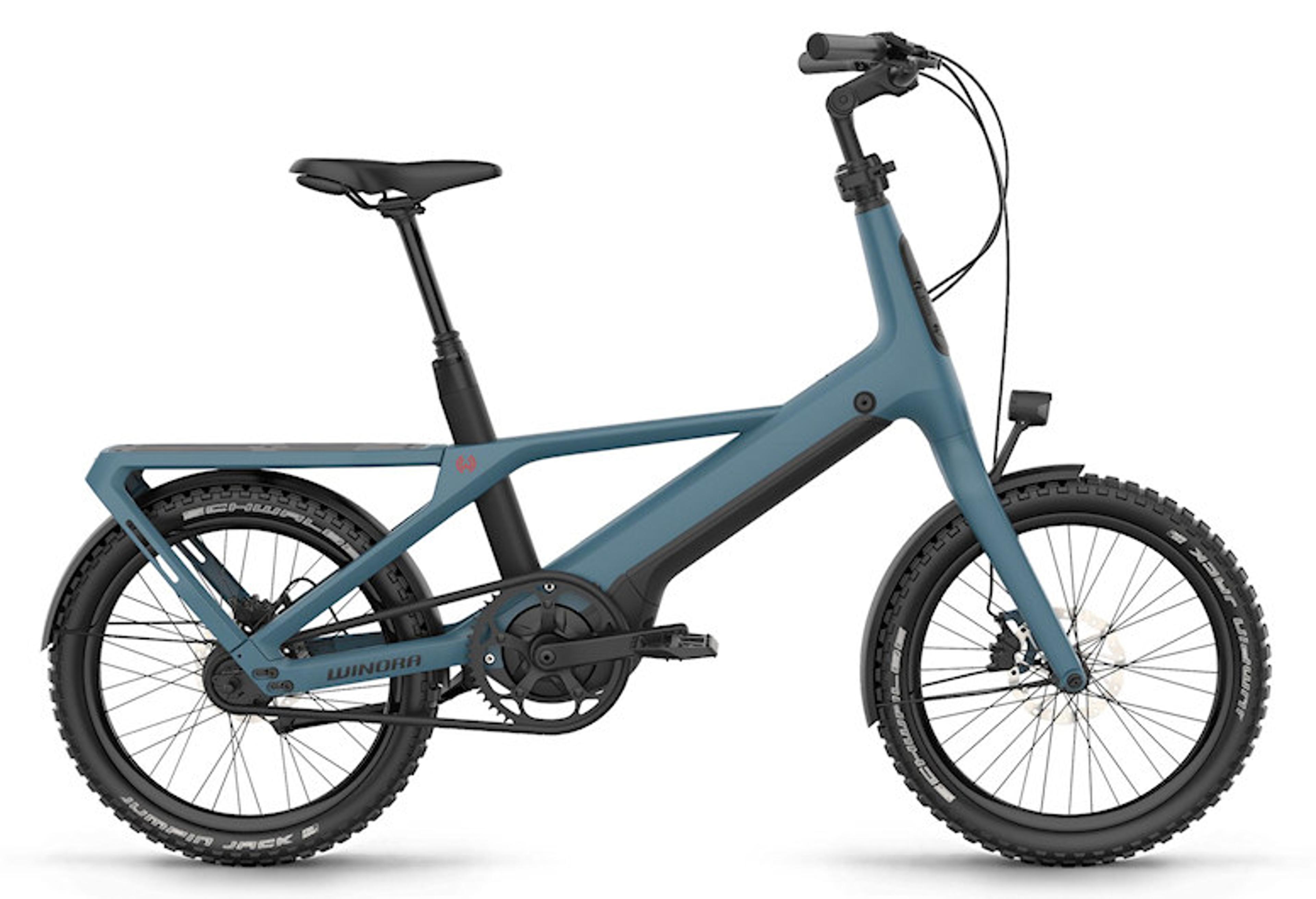 WINORA EBIKE20 Radius E-Kompaktrad (blau) 1