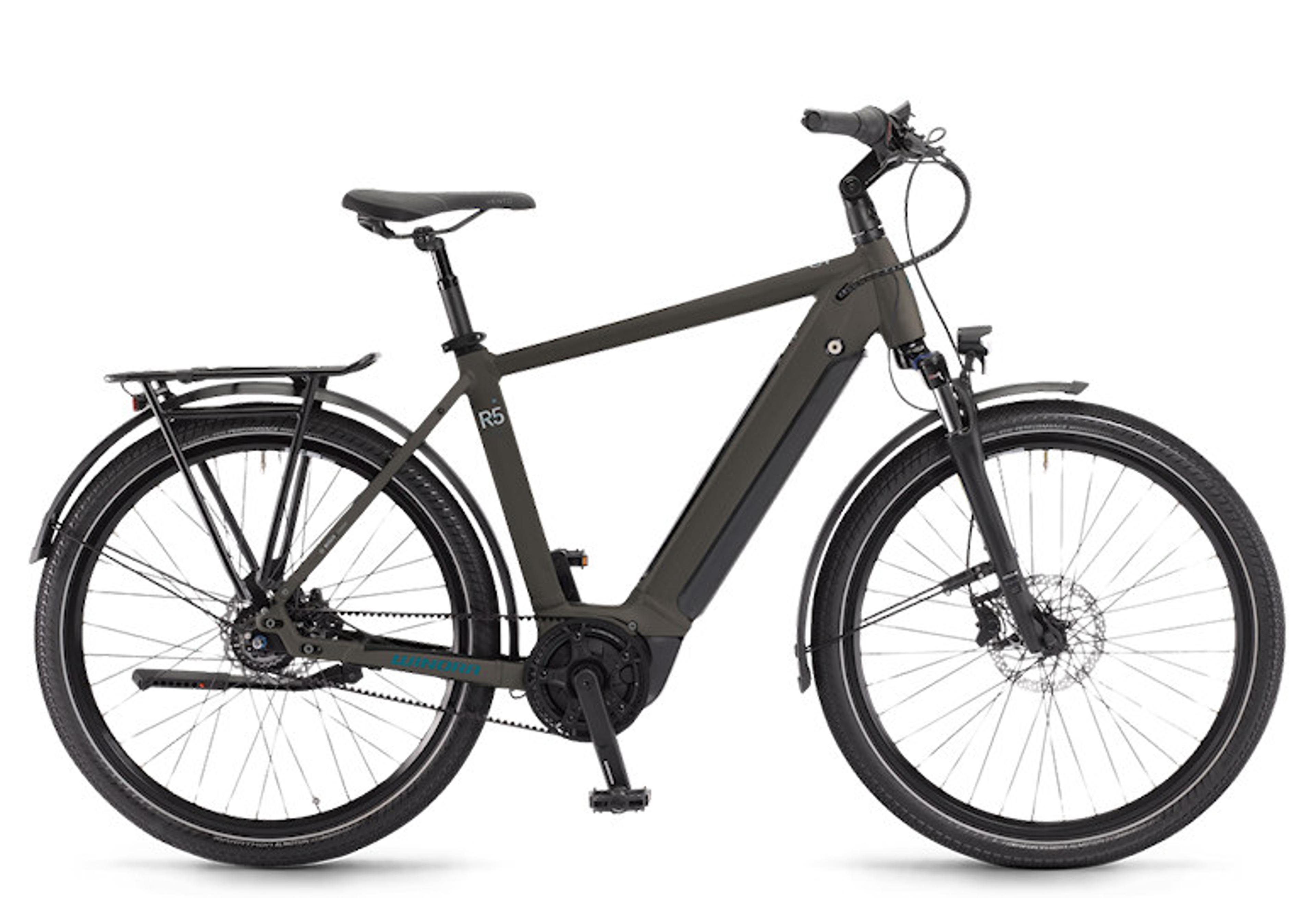 WINORA Sinus R5 E-Citybike (braun) 1
