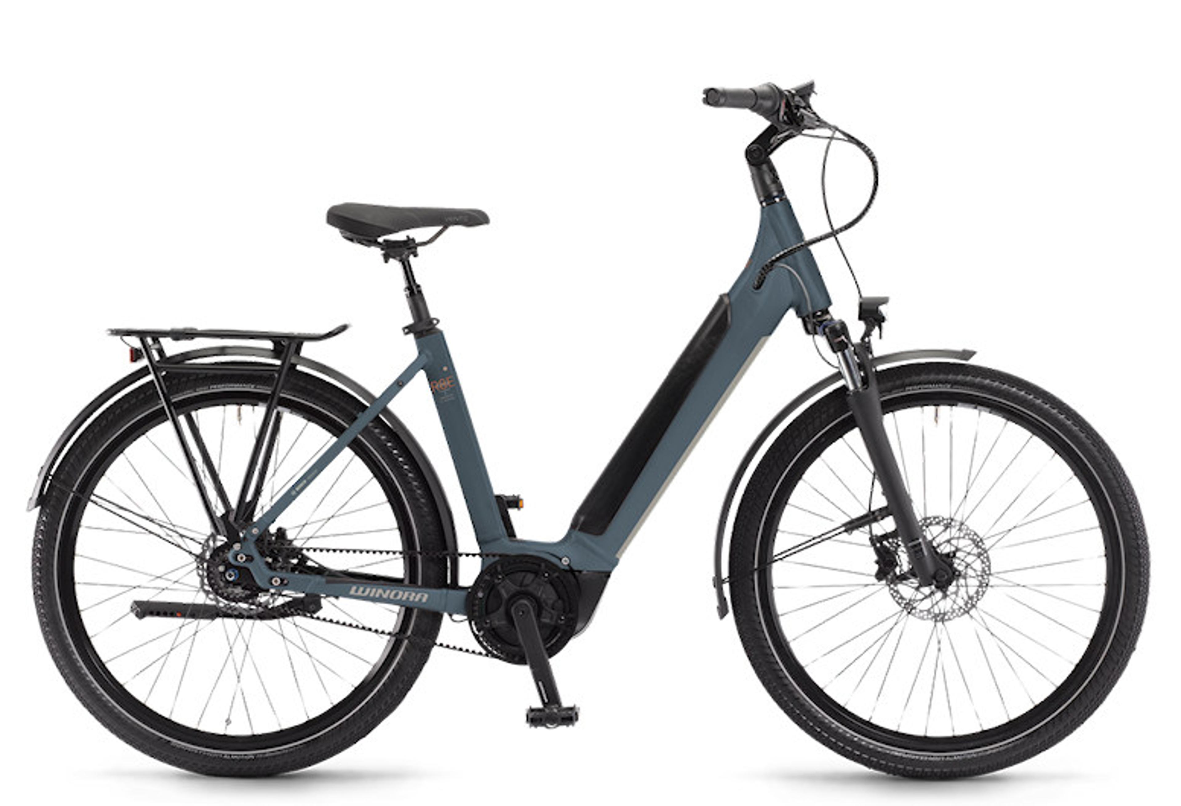 WINORA Sinus R8E E-Citybike (blau) 1
