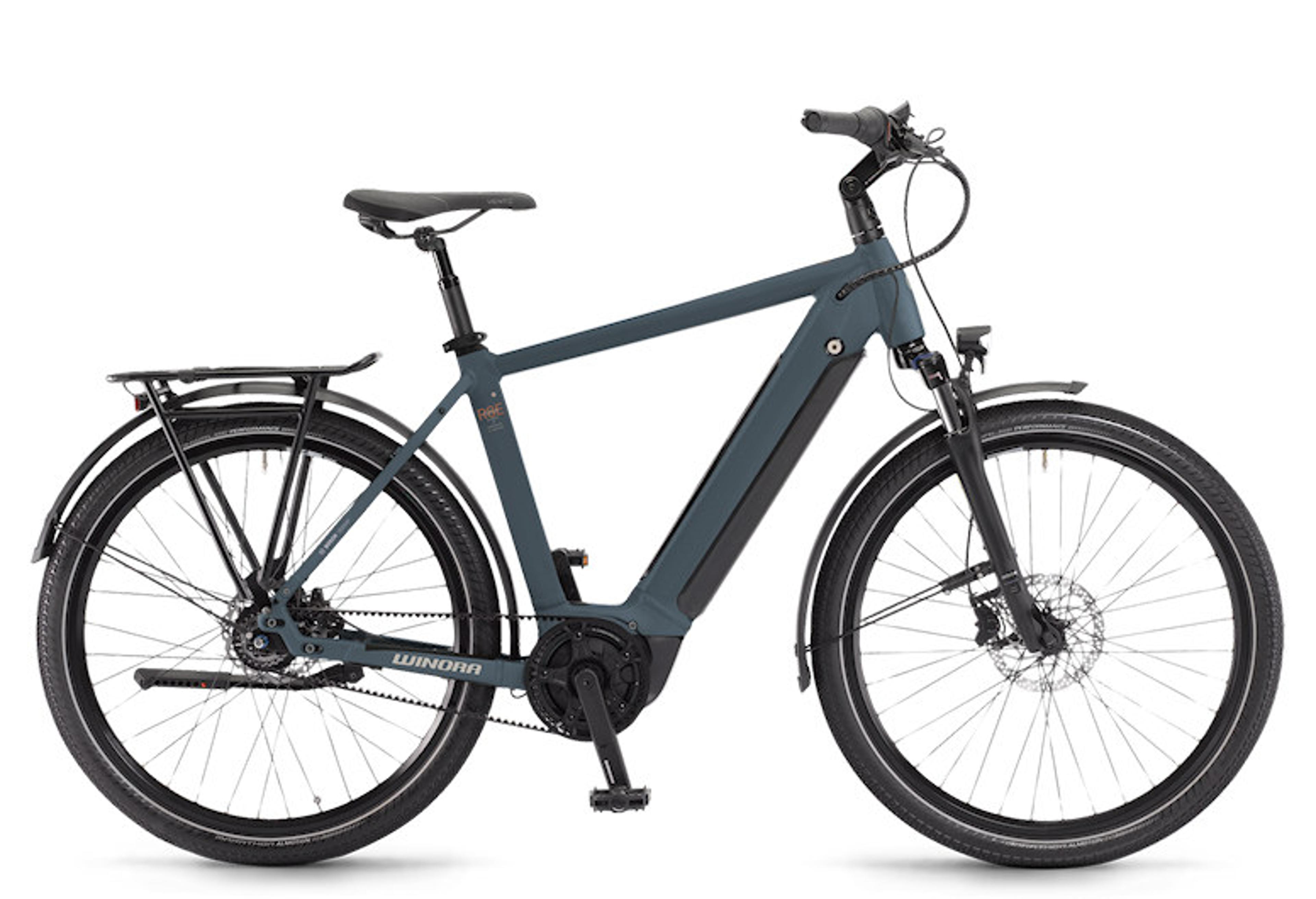 WINORA Sinus R8E E-Citybike (blau) 1