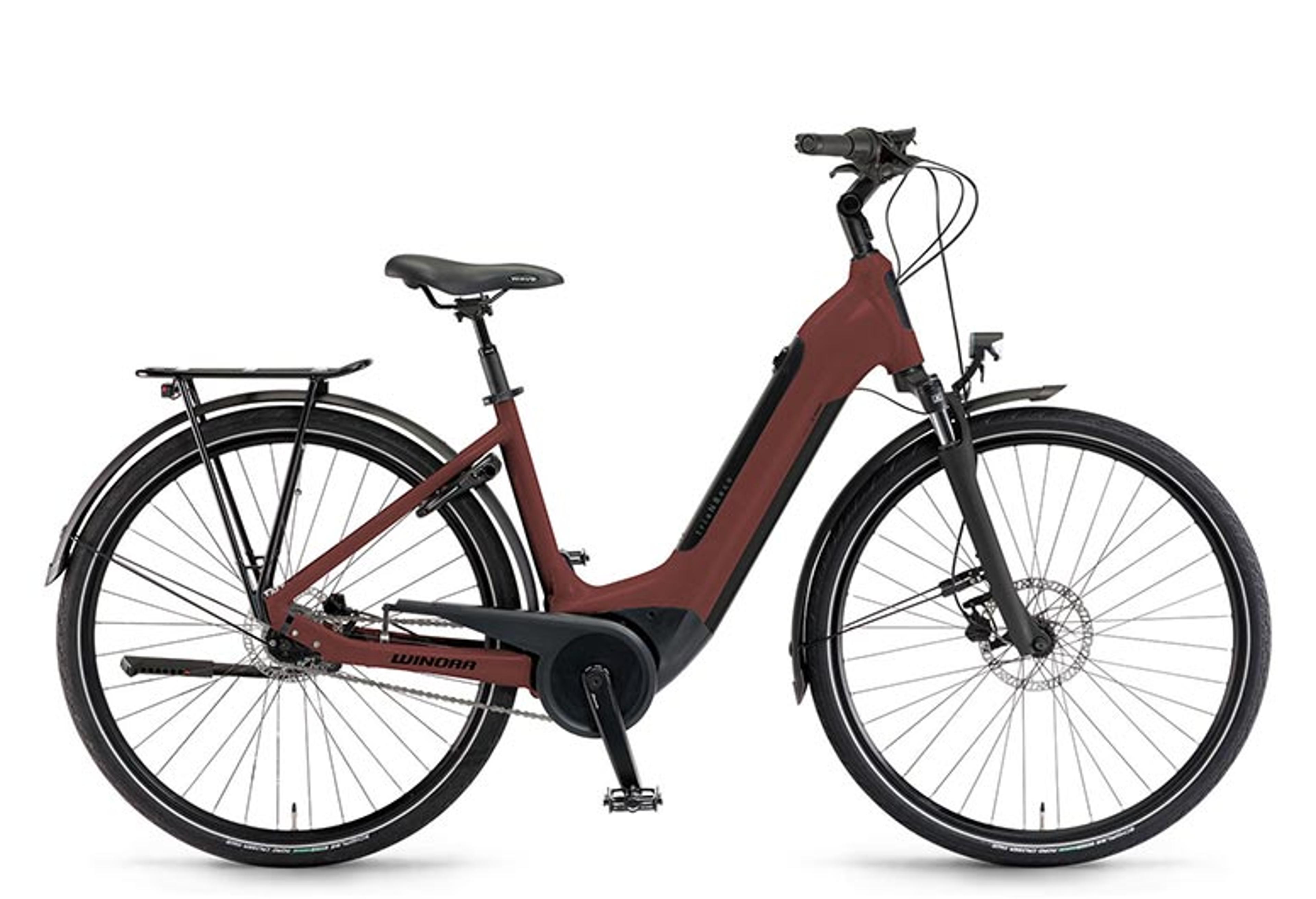 WINORA Tria N8 eco E-Citybike (rot) 1