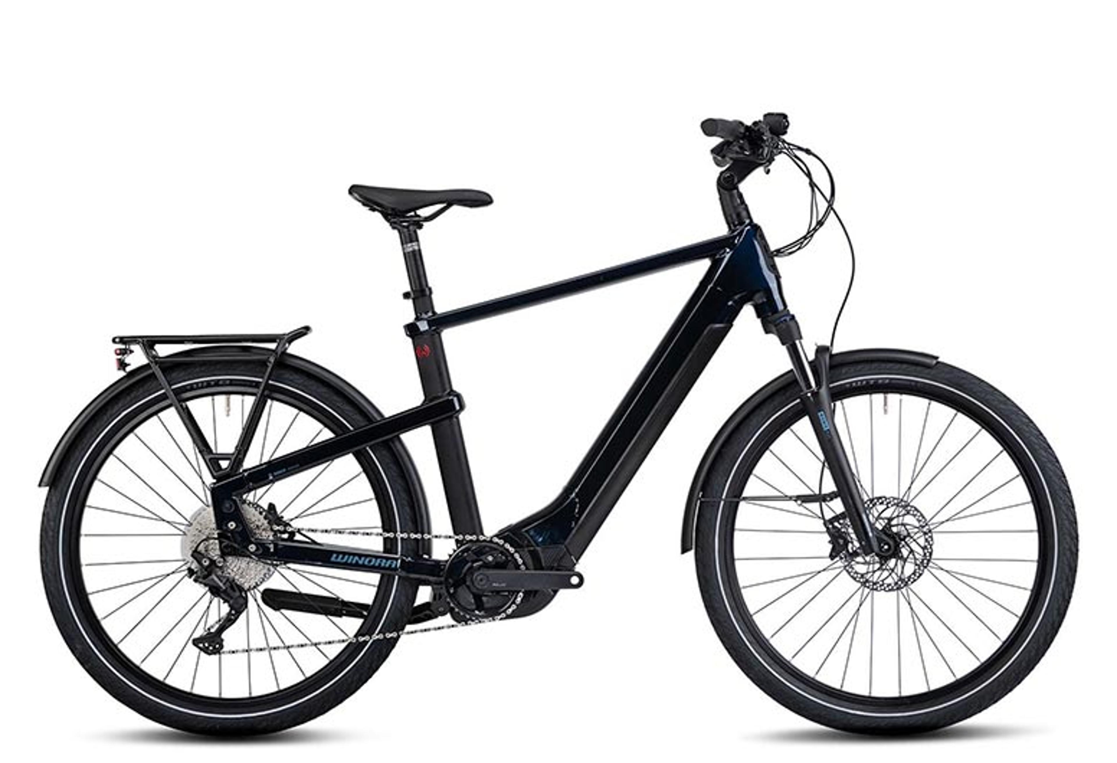 WINORA Yakun 10 E-Trekkingbike (blau) 1