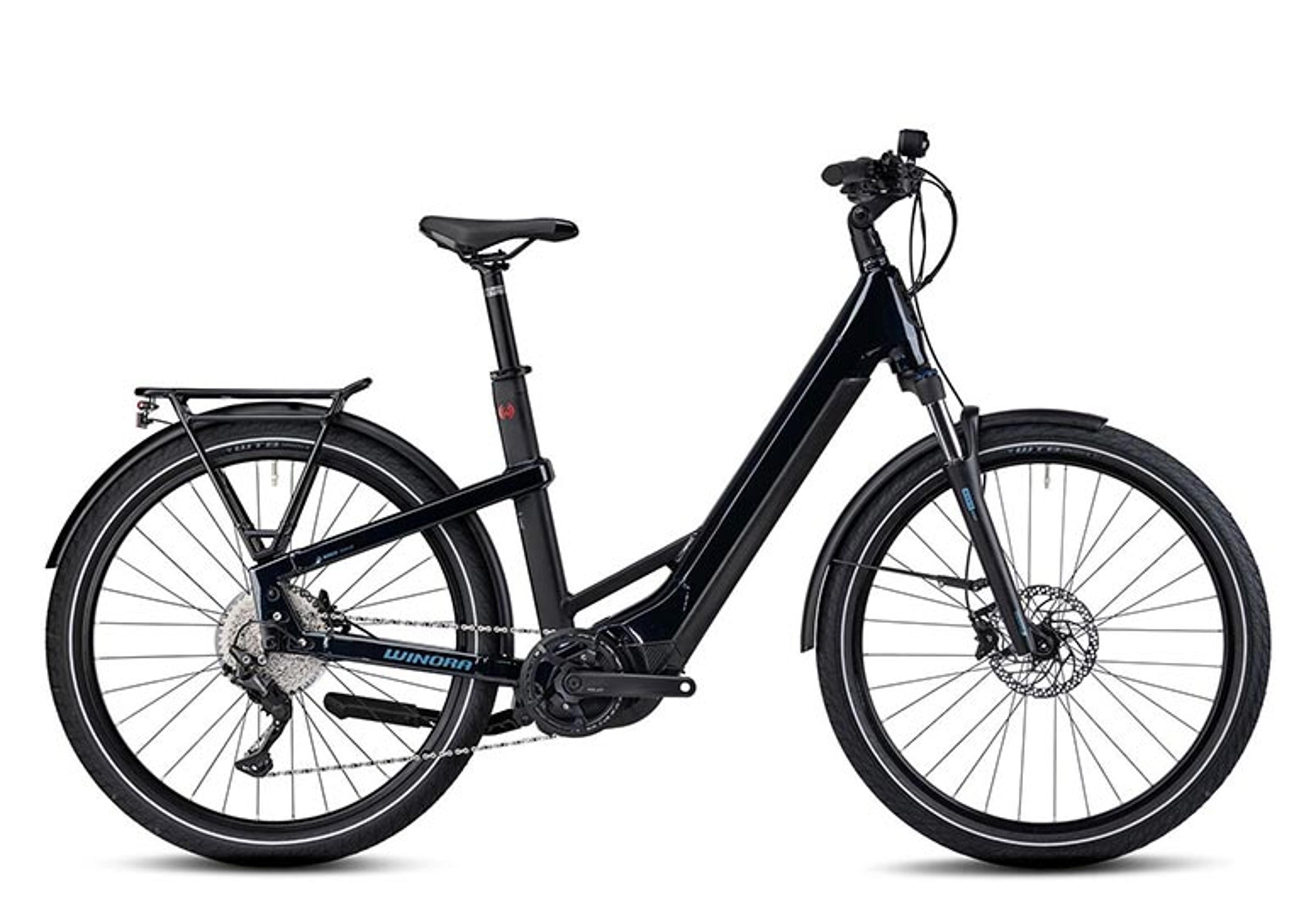 WINORA Yakun 10 E-Trekkingbike (blau) 1