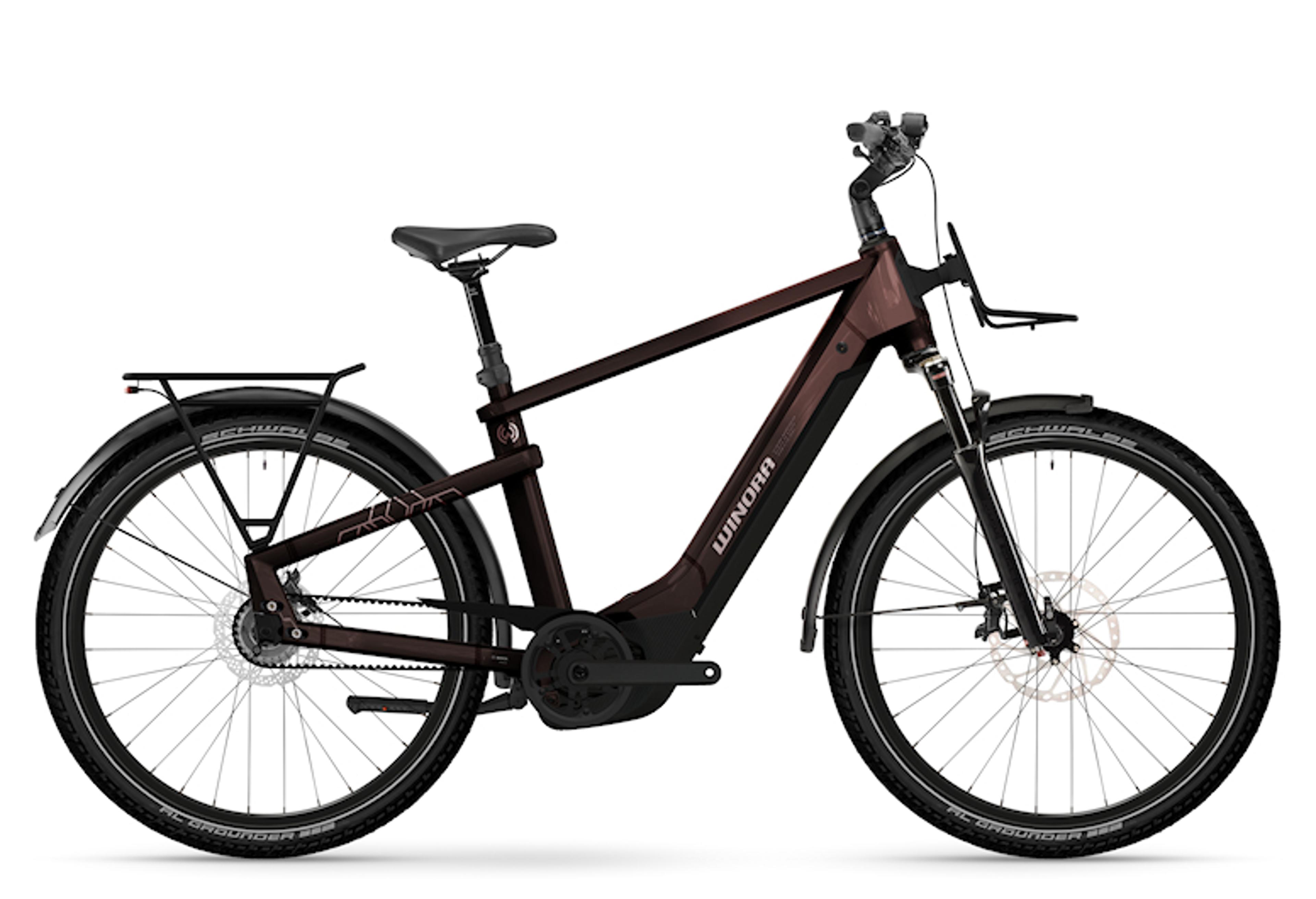 WINORA Yakun R5 E-Citybike (lila) 1