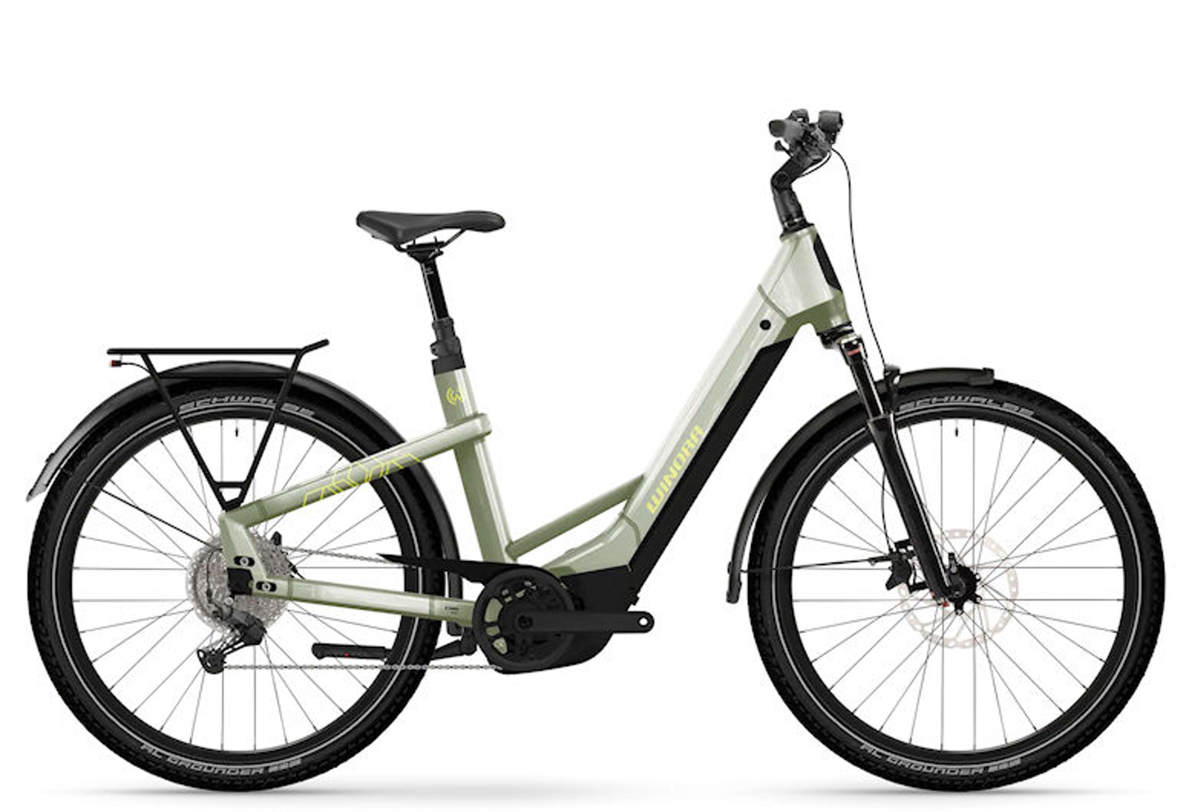WINORA Yakun X10 E-Trekkingbike (grün) 1