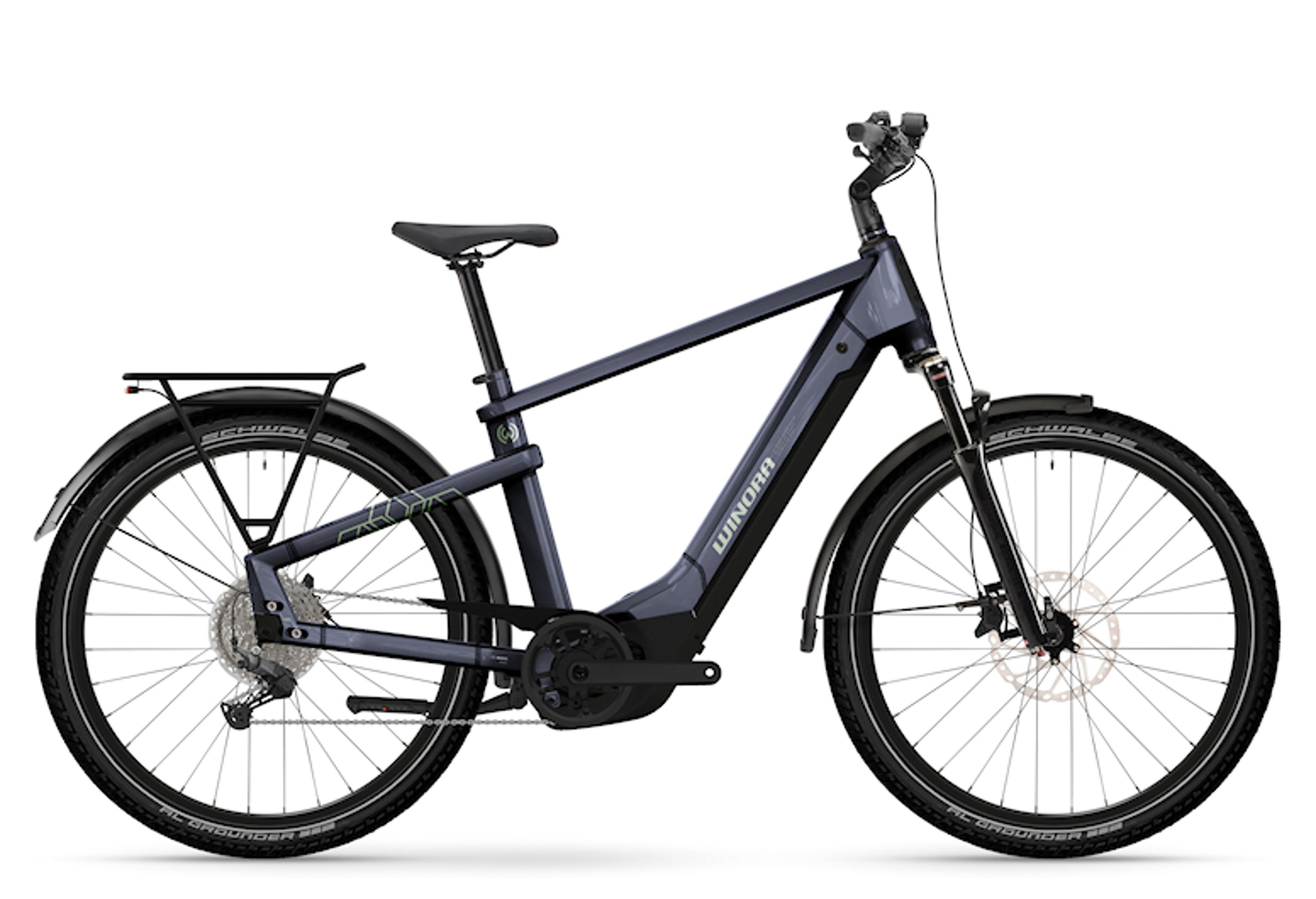 WINORA Yakun X10E E-Trekkingbike (lila) 1
