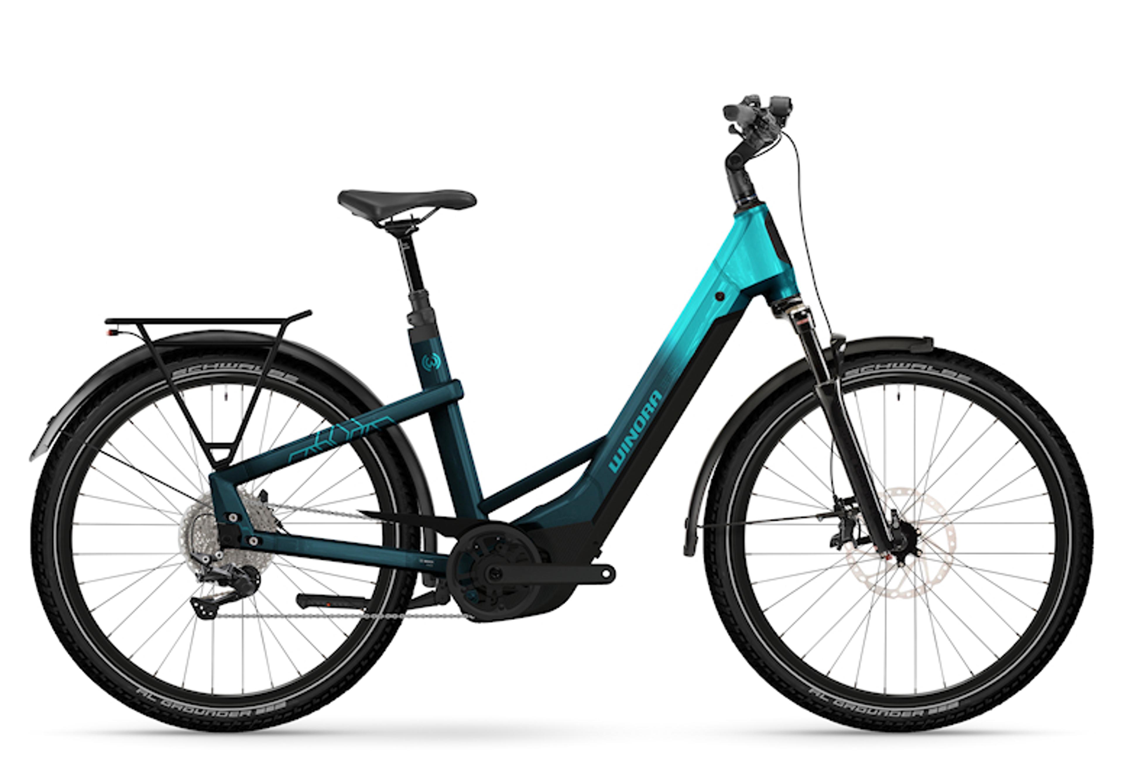 WINORA Yakun X12 E-Trekkingbike (blau) 1