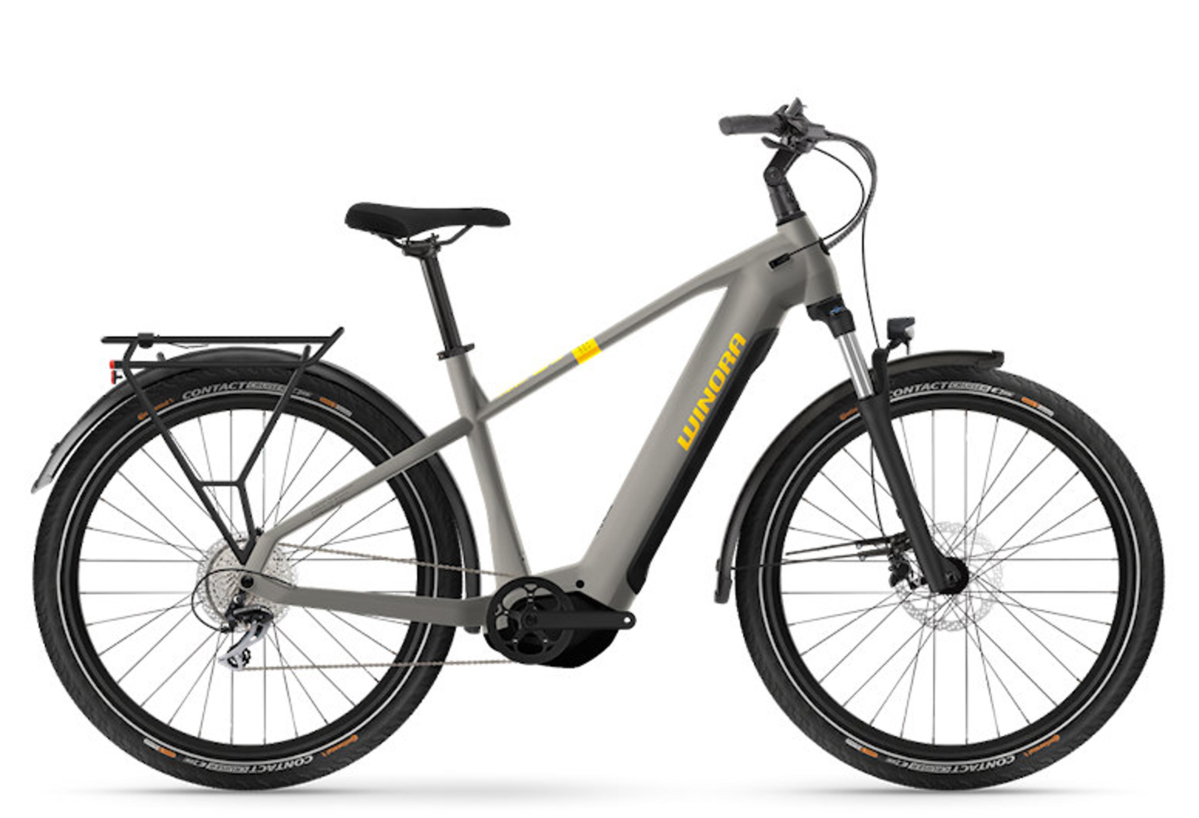 WINORA Yucatan X8 E-Trekkingbike (grau) 1