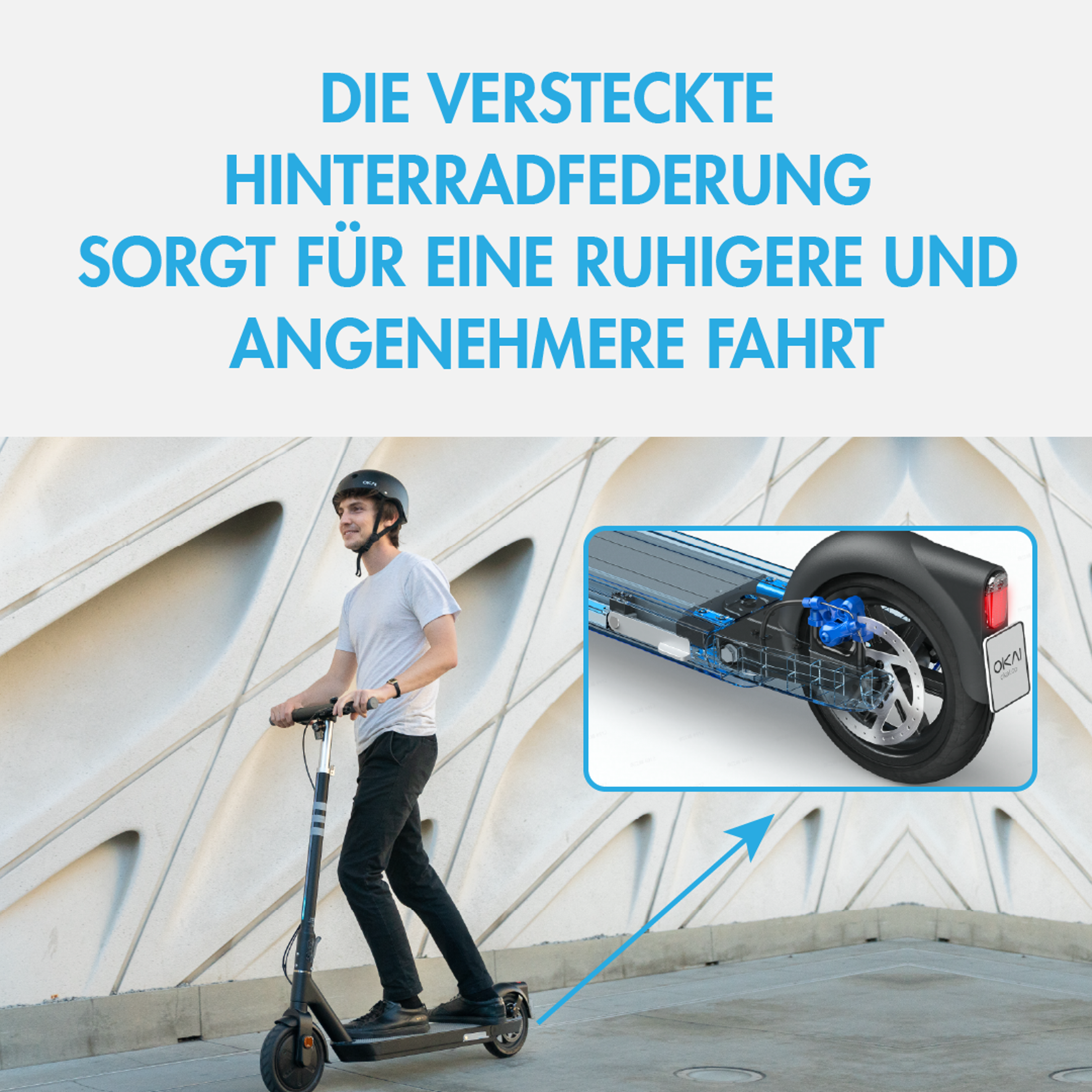 OKAI Neon ES20 E-Scooter (weiß) 3